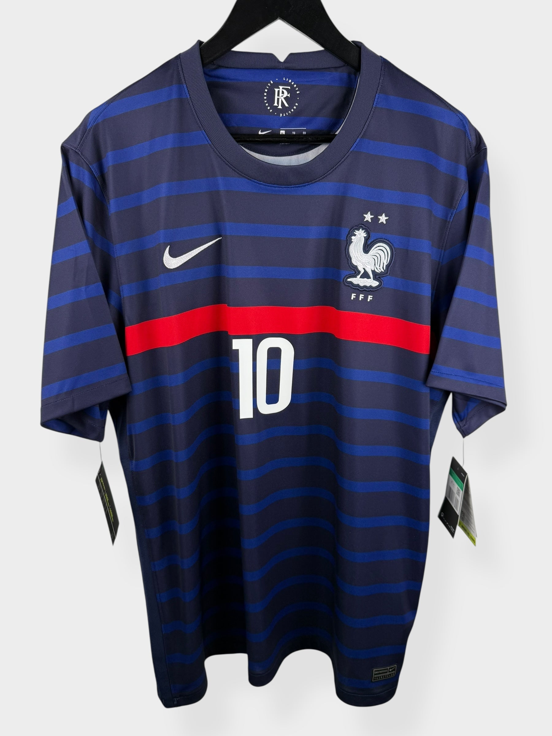 2020-21 FRANCE HOME SHIRT MBAPPE #10 XL - Authentic Football Club
