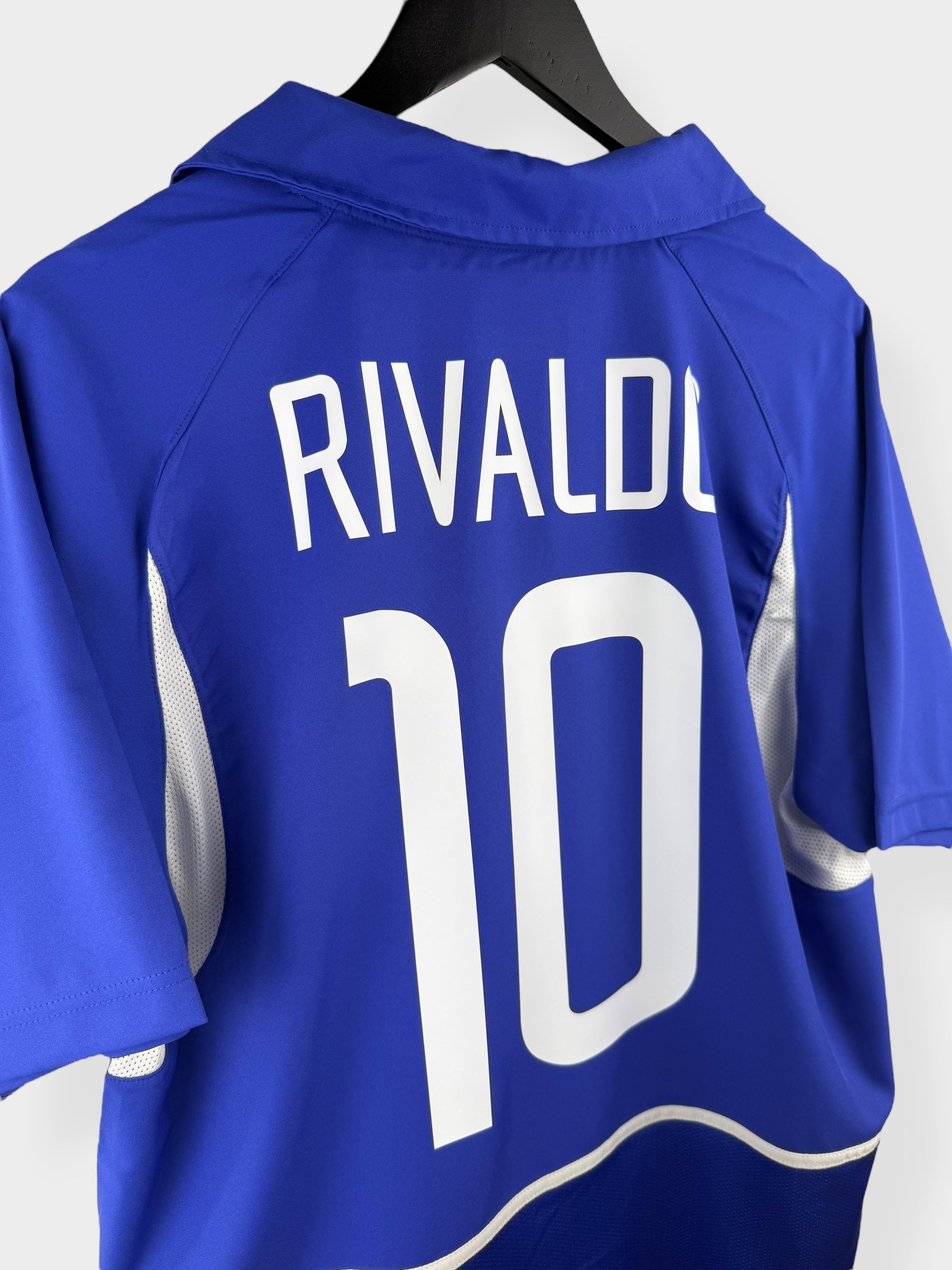 2002-04 BRAZIL AWAY SHIRT RIVALDO #10 L