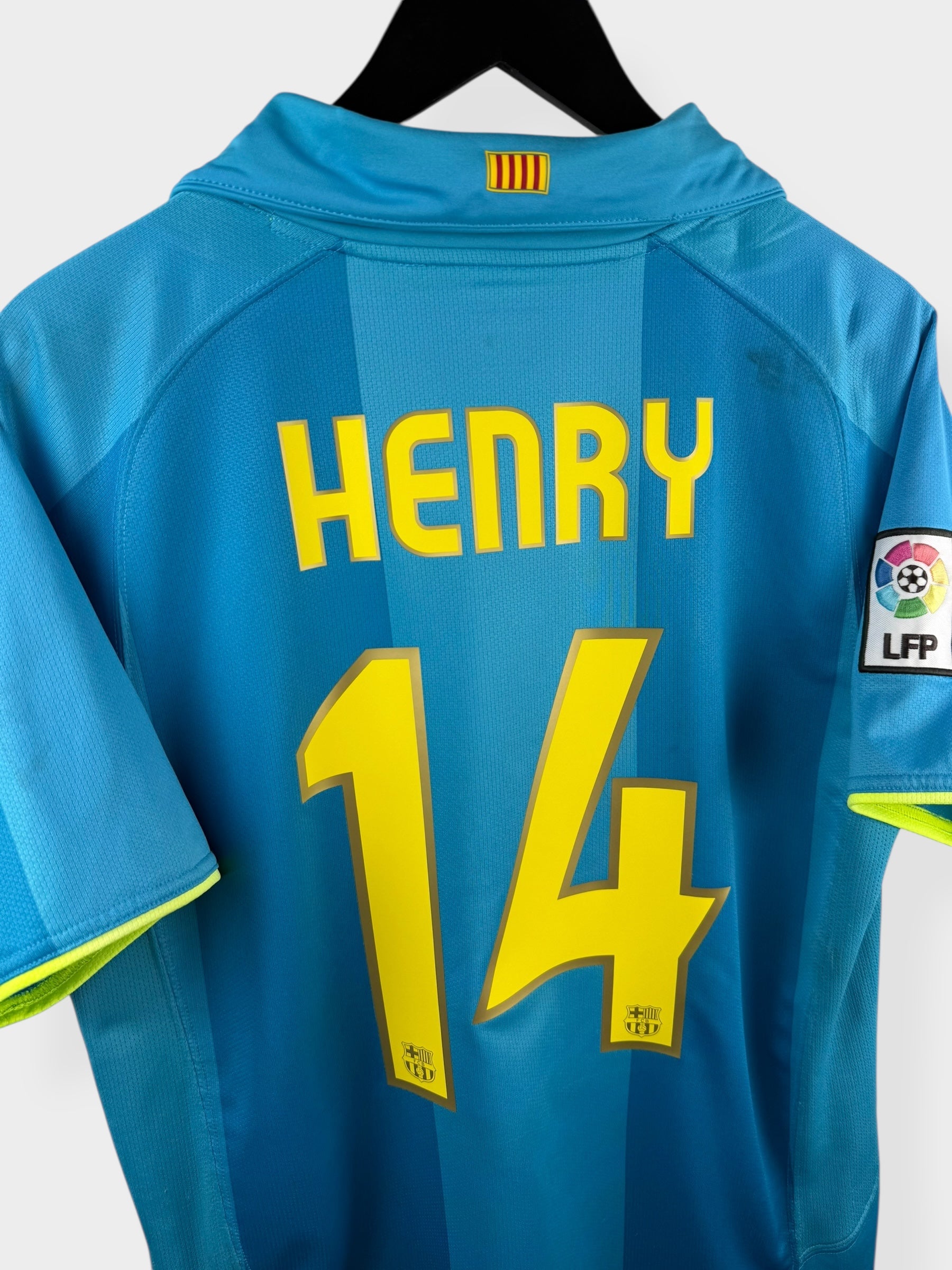 2007-08 BARCELONA AUSWÄRTSTRIKOT HENRY #14 S