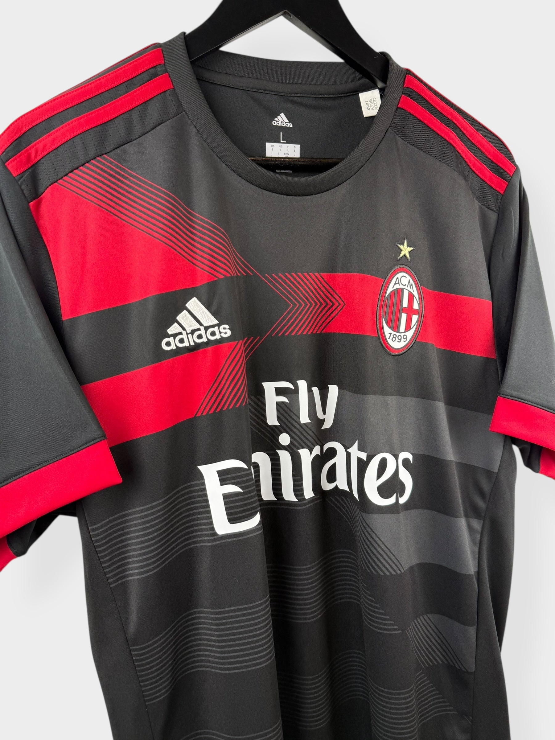 2017-18 AC MILAN DERDE SHIRT L
