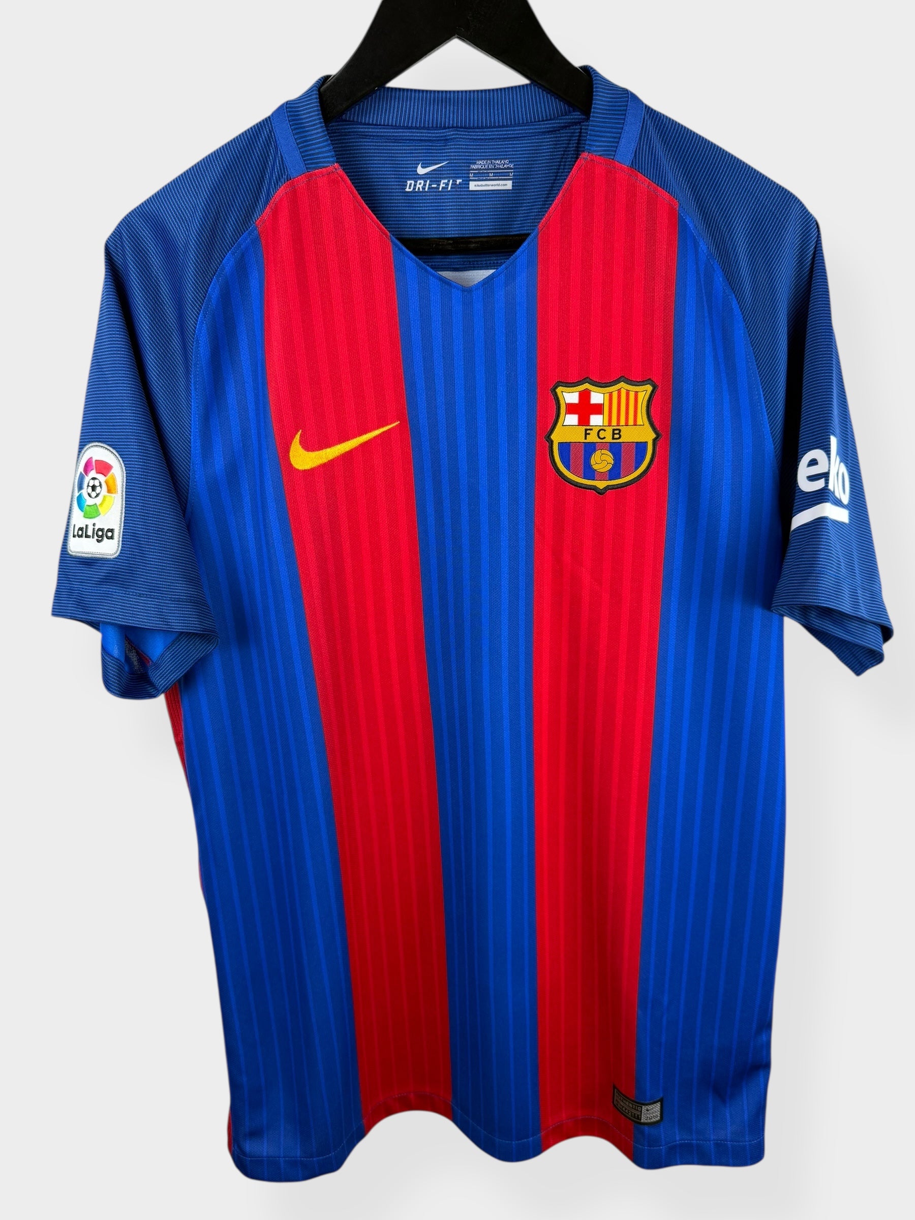 2016-17 BARCELONA HOME SHIRT NEYMAR JR #11 M - Authentic Football Club