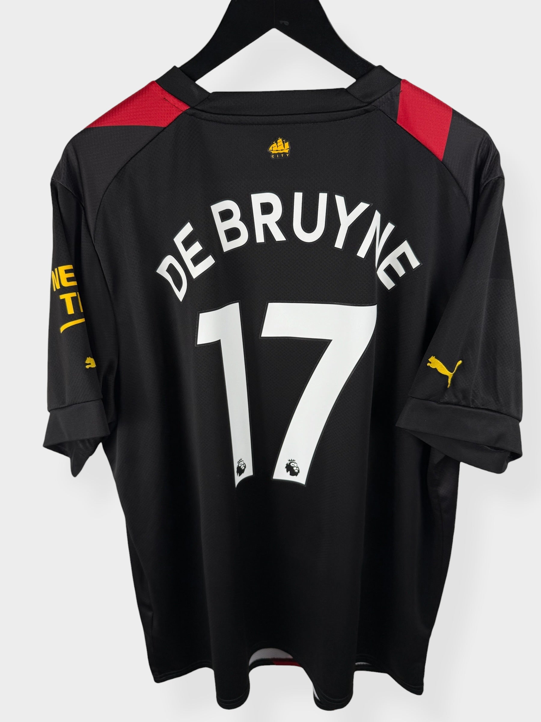 2022-23 MANCHESTER CITY AUSWÄRTSTRIKOT DE BRUYNE #17 XXL