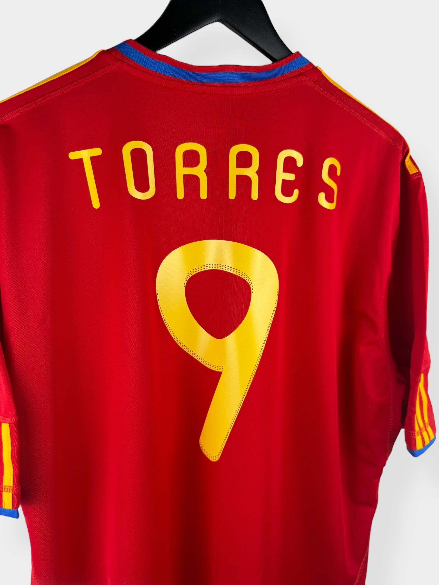 2009-10 SPAIN HOME SHIRT TORRES #9 XXL