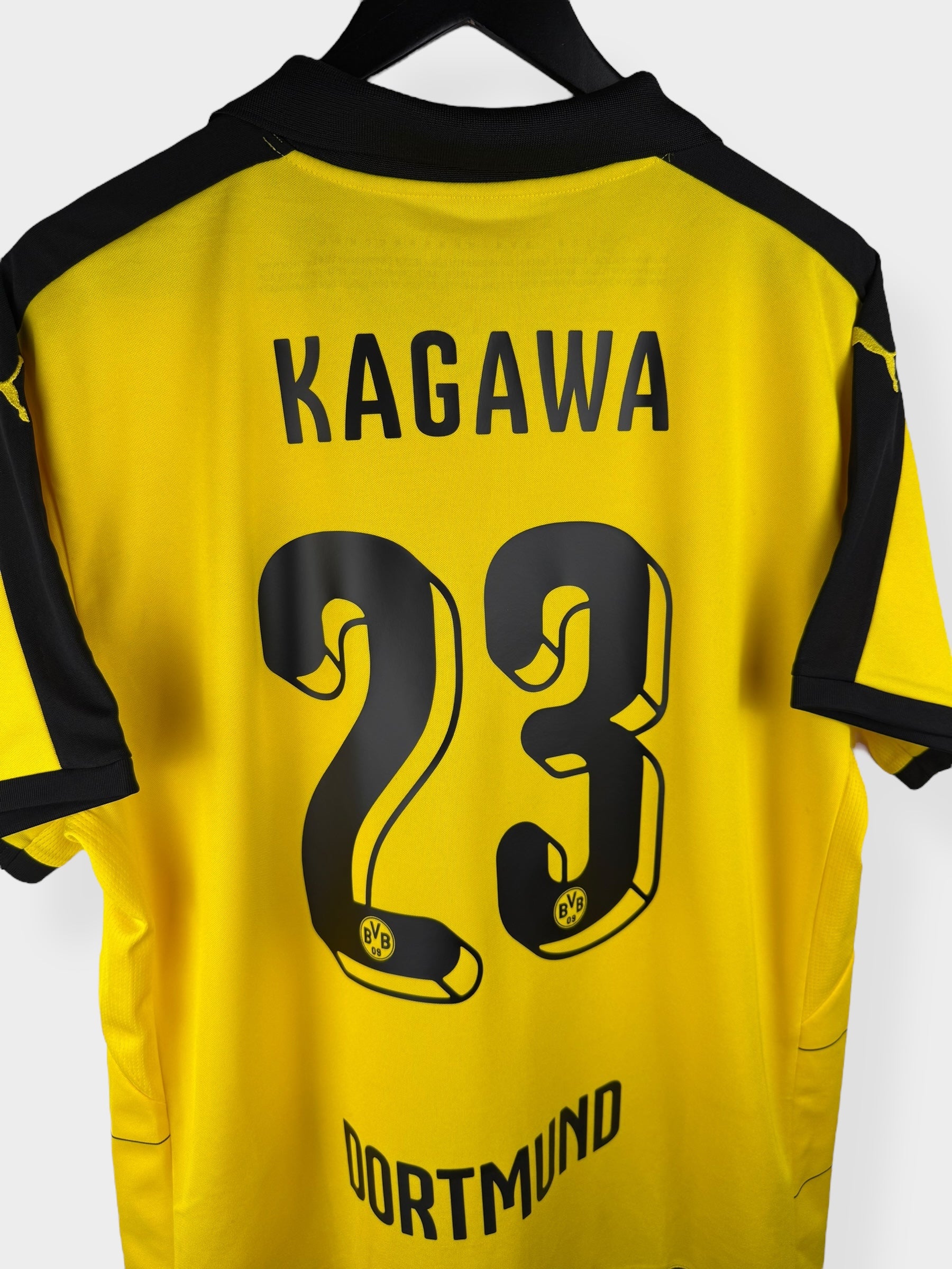 2015-16 BORUSSIA DORTMUND HOME SHIRT KAGAWA #23 XL