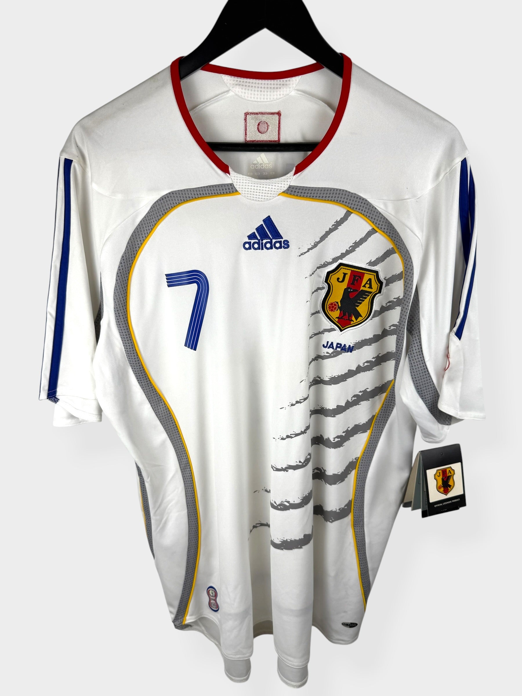 2006-08 JAPAN AWAY SHIRT NAKATA #7 L