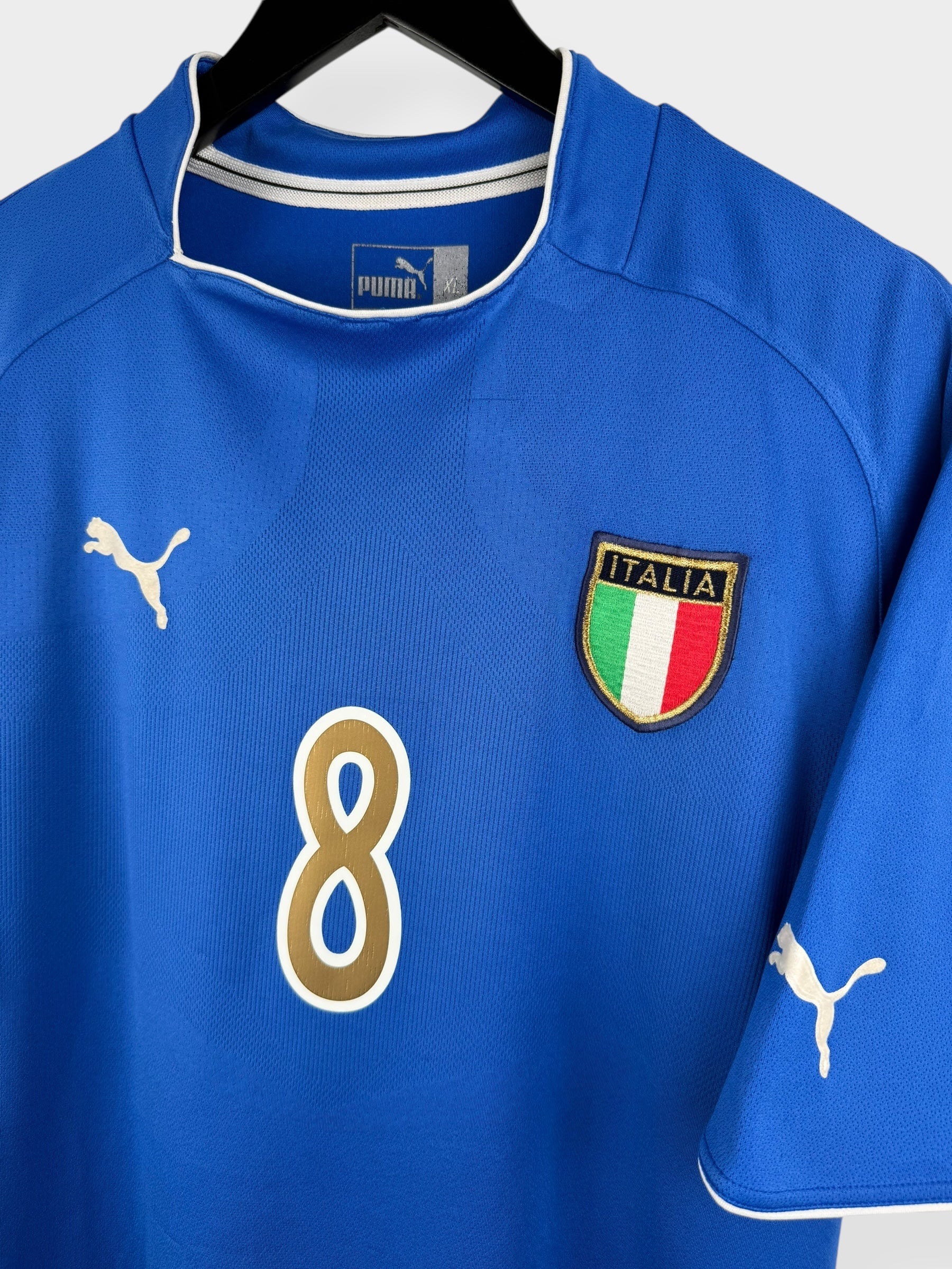 2003-04 ITALY HOME SHIRT PIRLO #8 XL