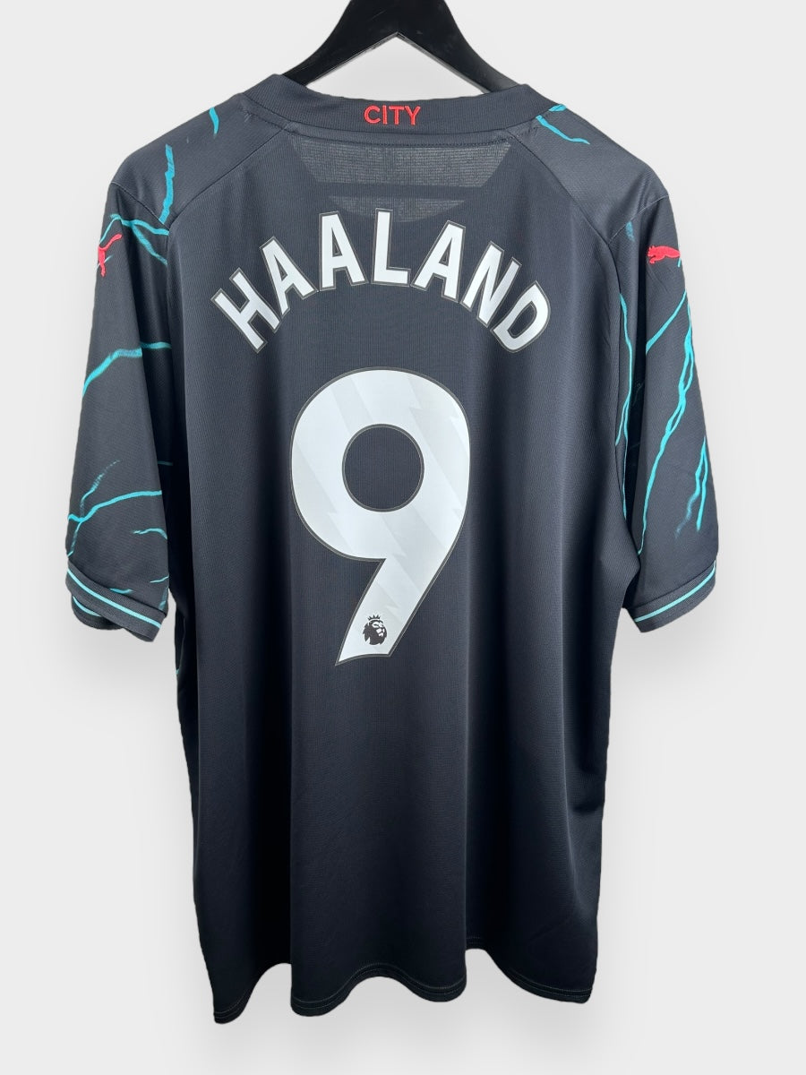 2023-24 MANCHESTER CITY AWAY SHIRT HAALAND #9 XXL