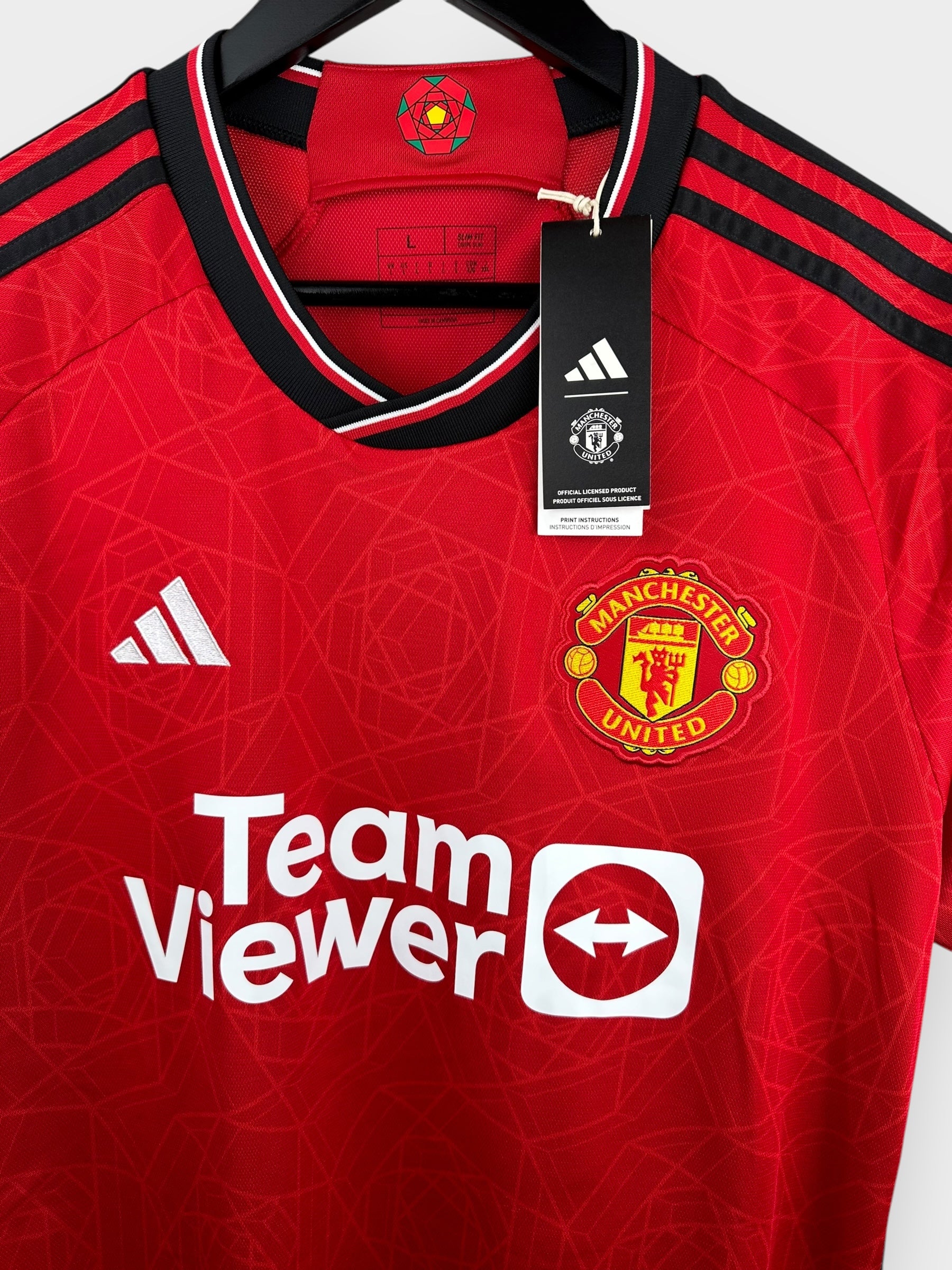 2023-24 MANCHESTER UNITED THUISSHIRT L