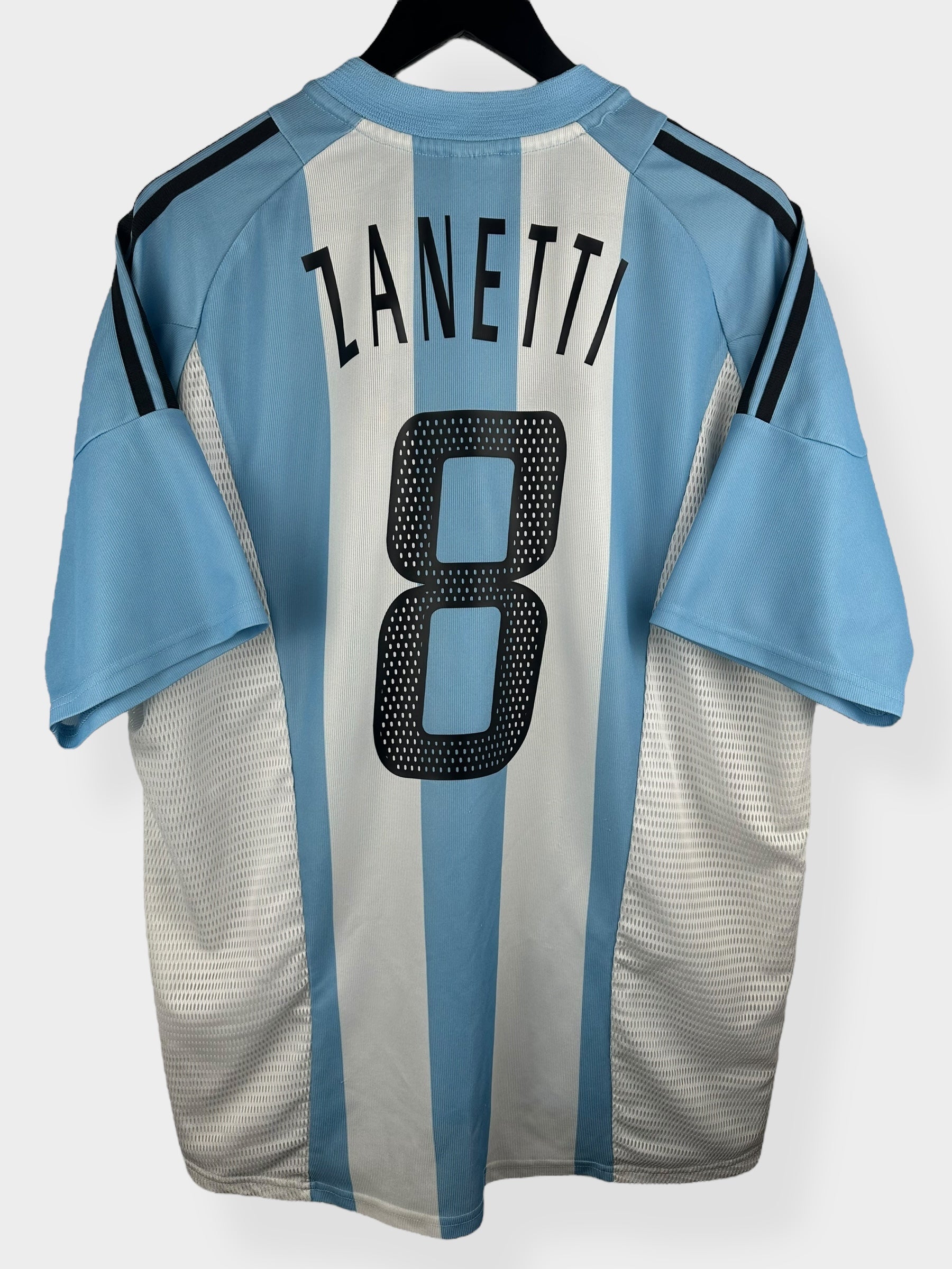 2002-04 ARGENTINA HOME SHIRT ZANETTI #8 M
