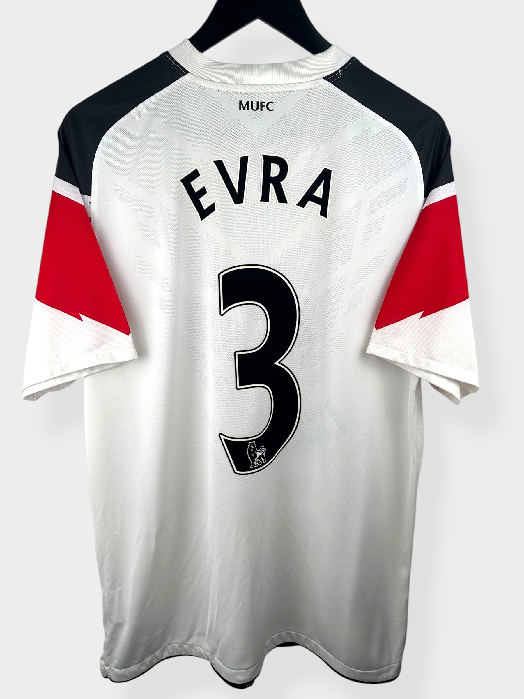 2010-11 MANCHESTER UNITED AWAY SHIRT EVRA #3 L