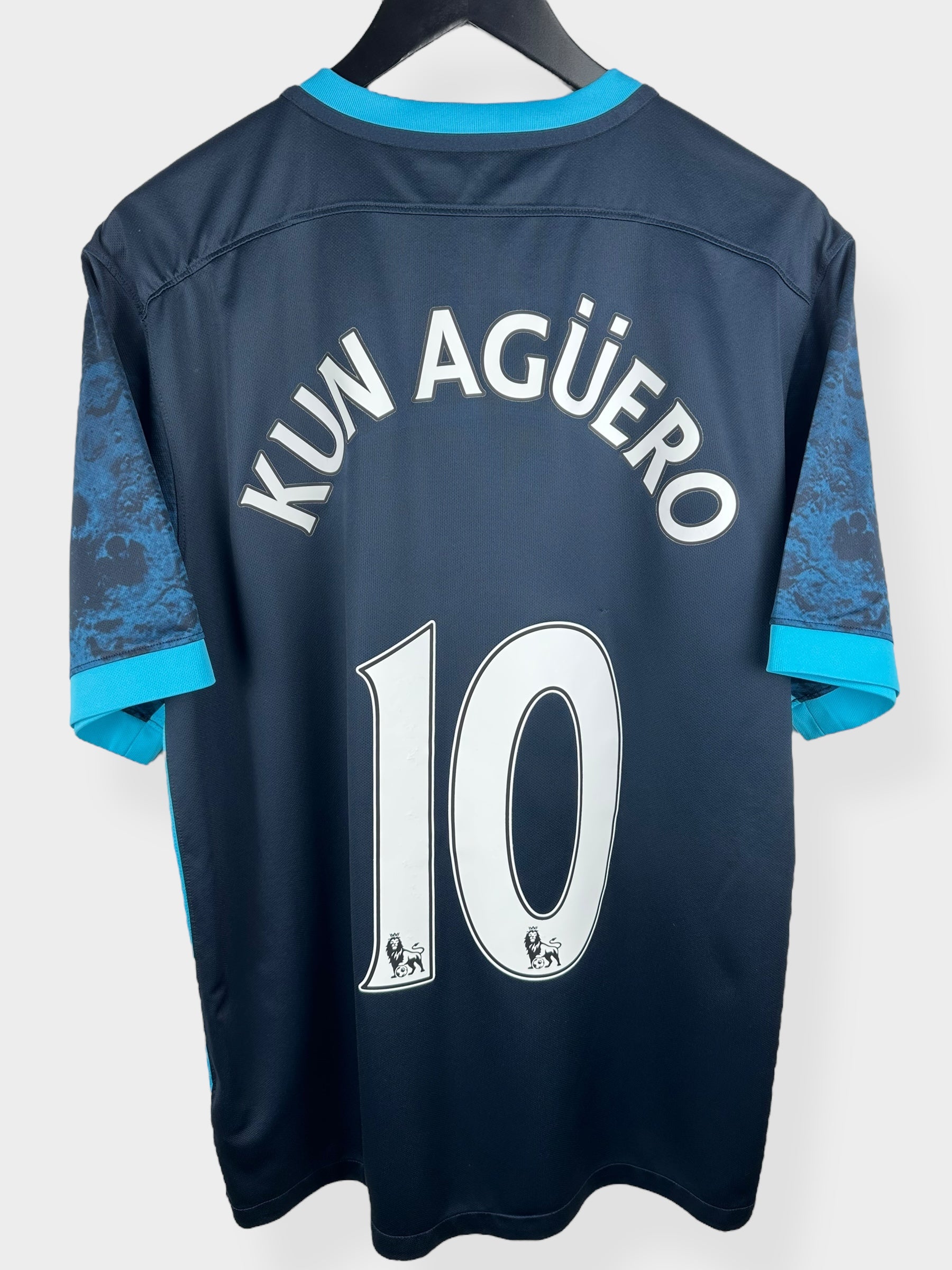 2015-16 MANCHESTER CITY AWAY SHIRT AGUERO #10 XL