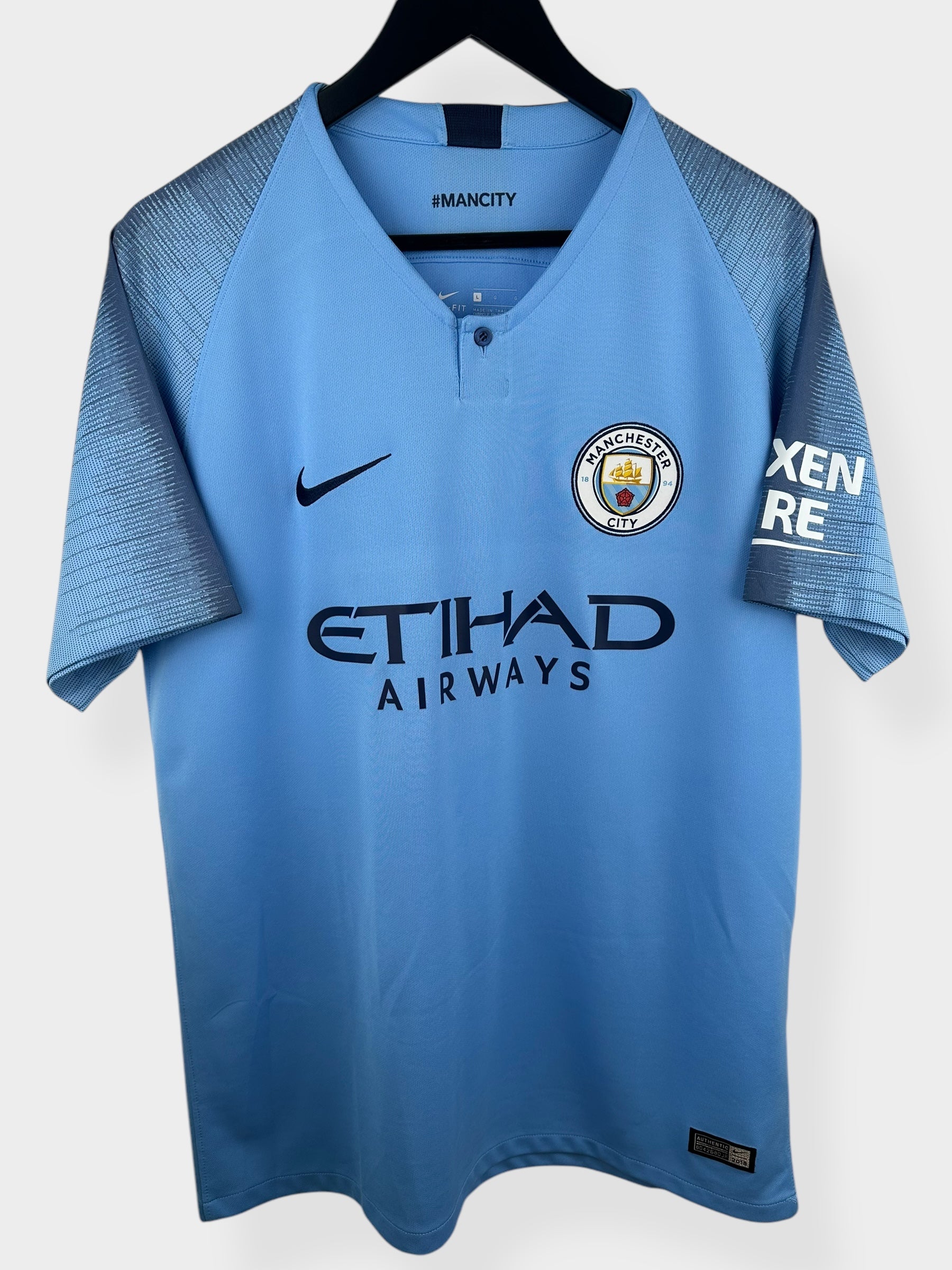 2018-19 MANCHESTER CITY HOME SHIRT G. JESUS #33 L