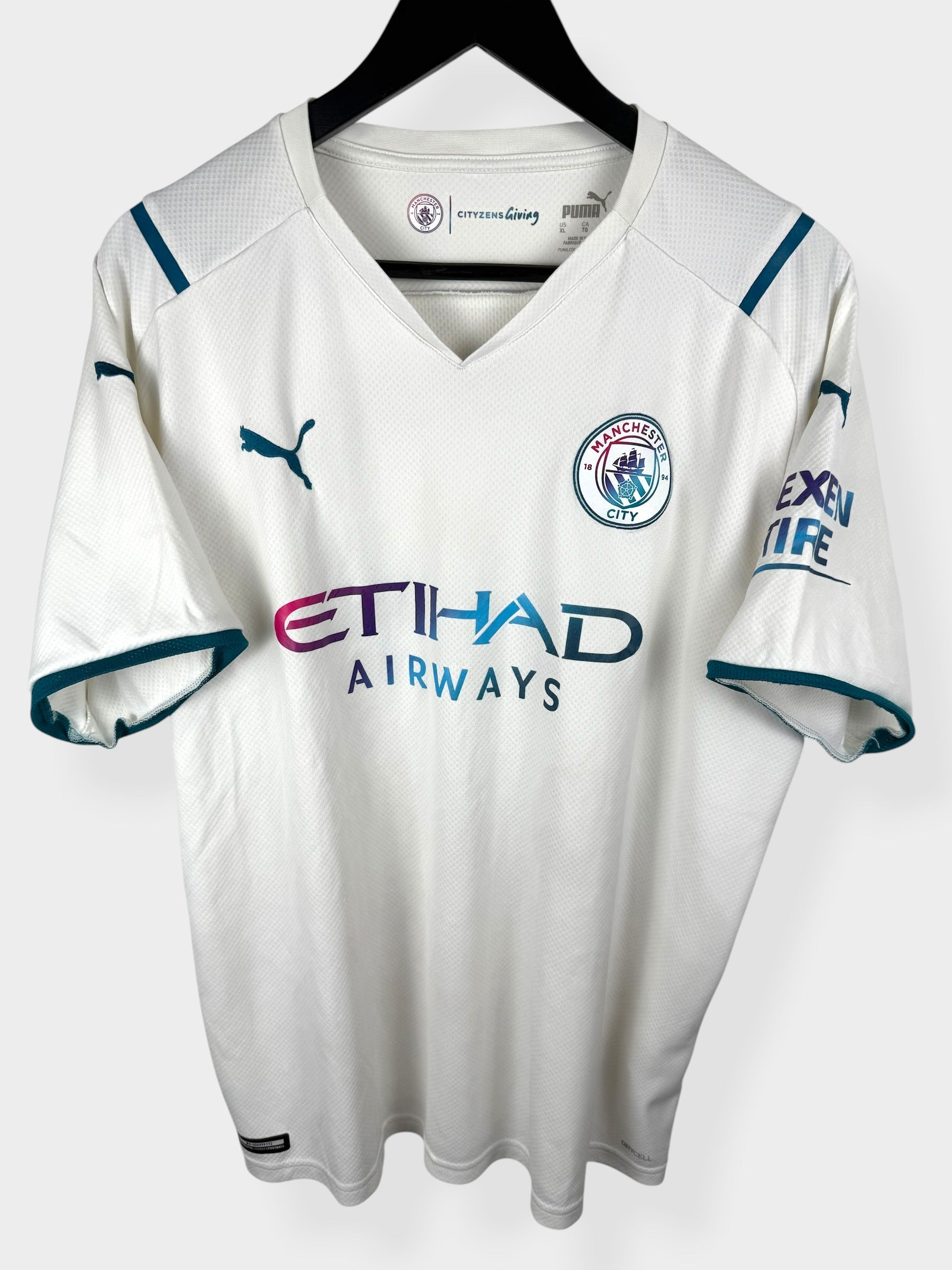 MAILLOT EXTÉRIEUR MANCHESTER CITY 2021-22 DE BRUYNE #17 XL