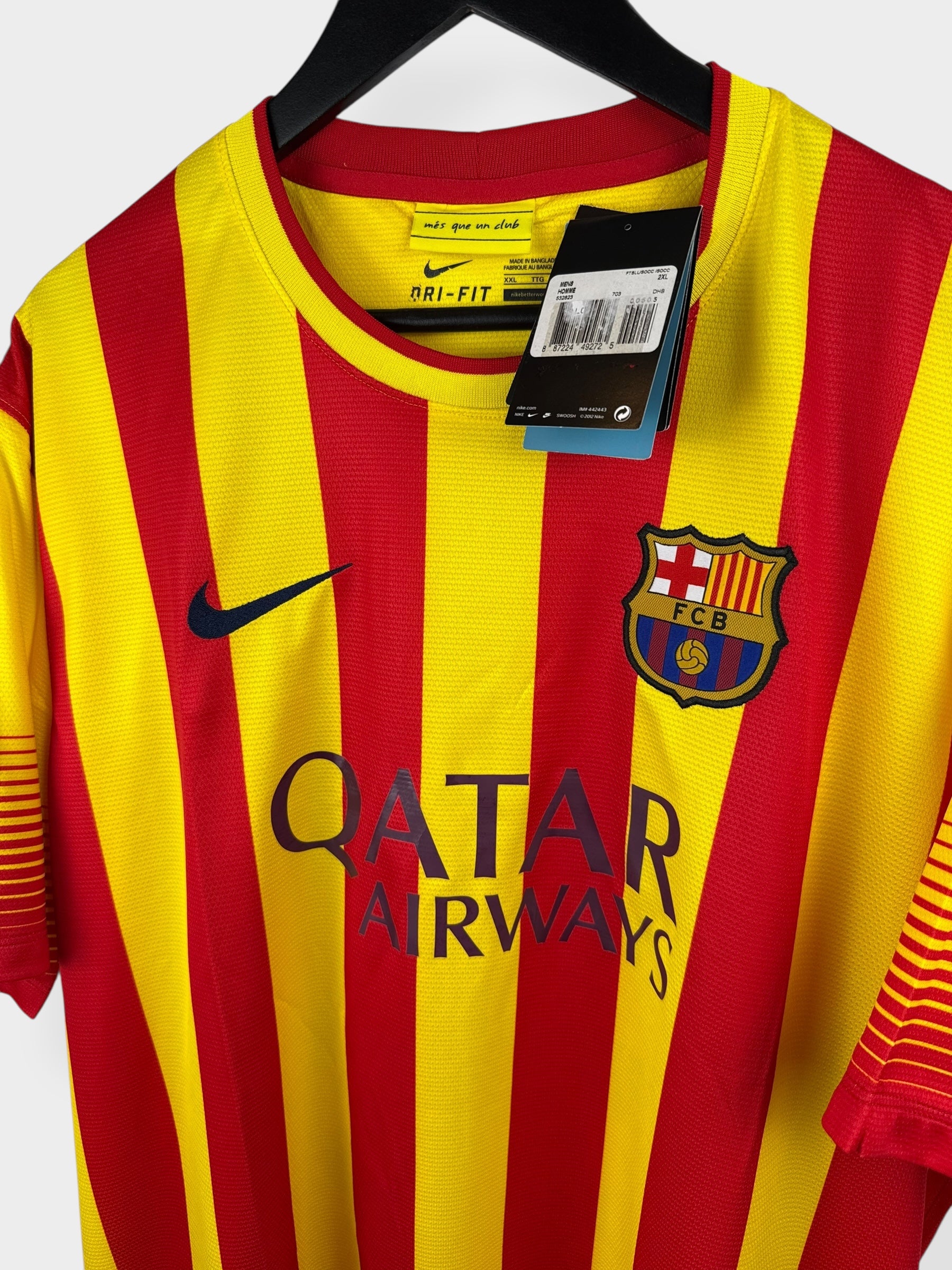 2013-14 BARCELONA AWAY SHIRT NEYMAR JR #11 XXL