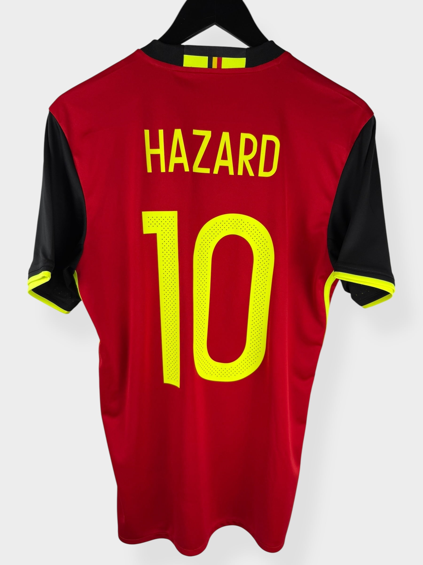 2016-17 BELGIUM HOME SHIRT HAZARD #10 S
