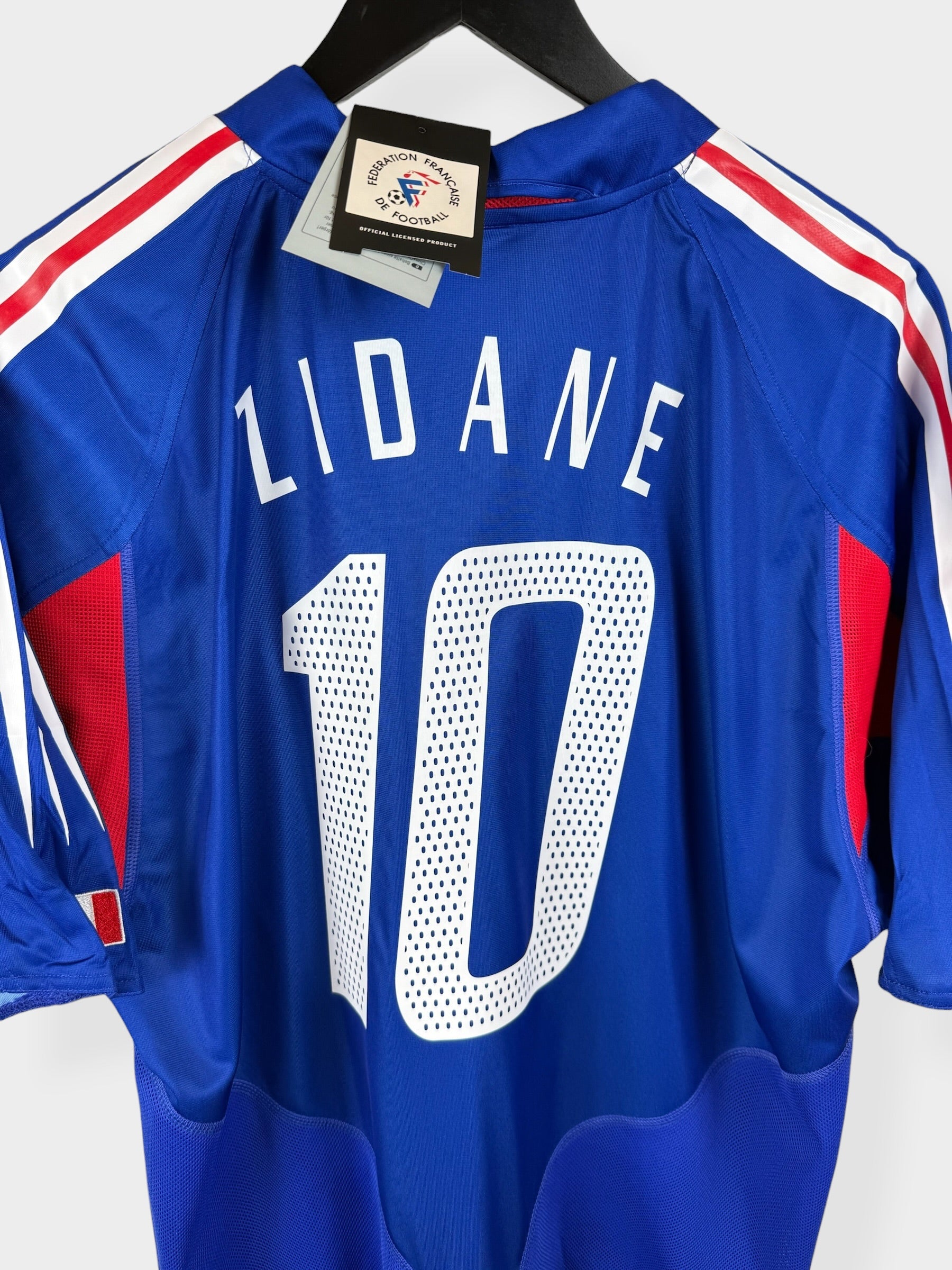 MAILLOT DOMICILE FRANCE 2004-06 ZIDANE #10 XL