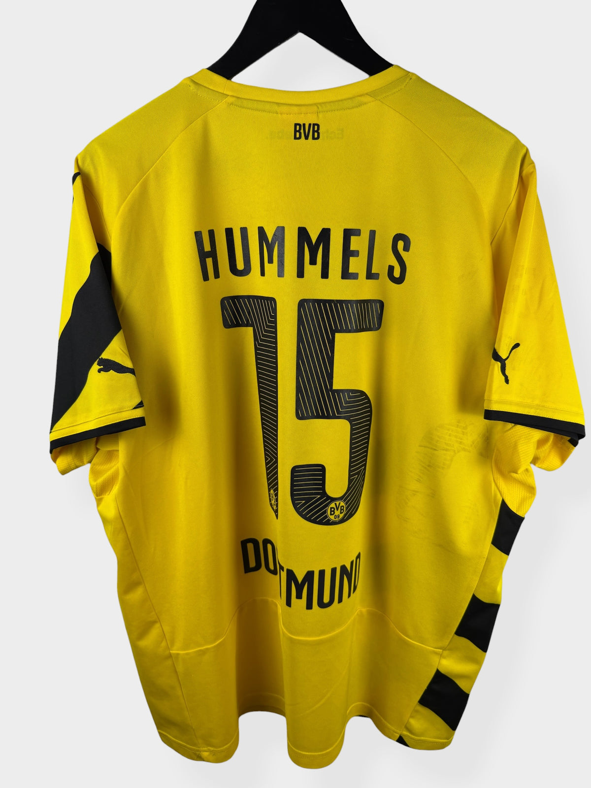 2014-15 BORUSSIA DORTMUND HOME SHIRT HUMMELS #15 XXL