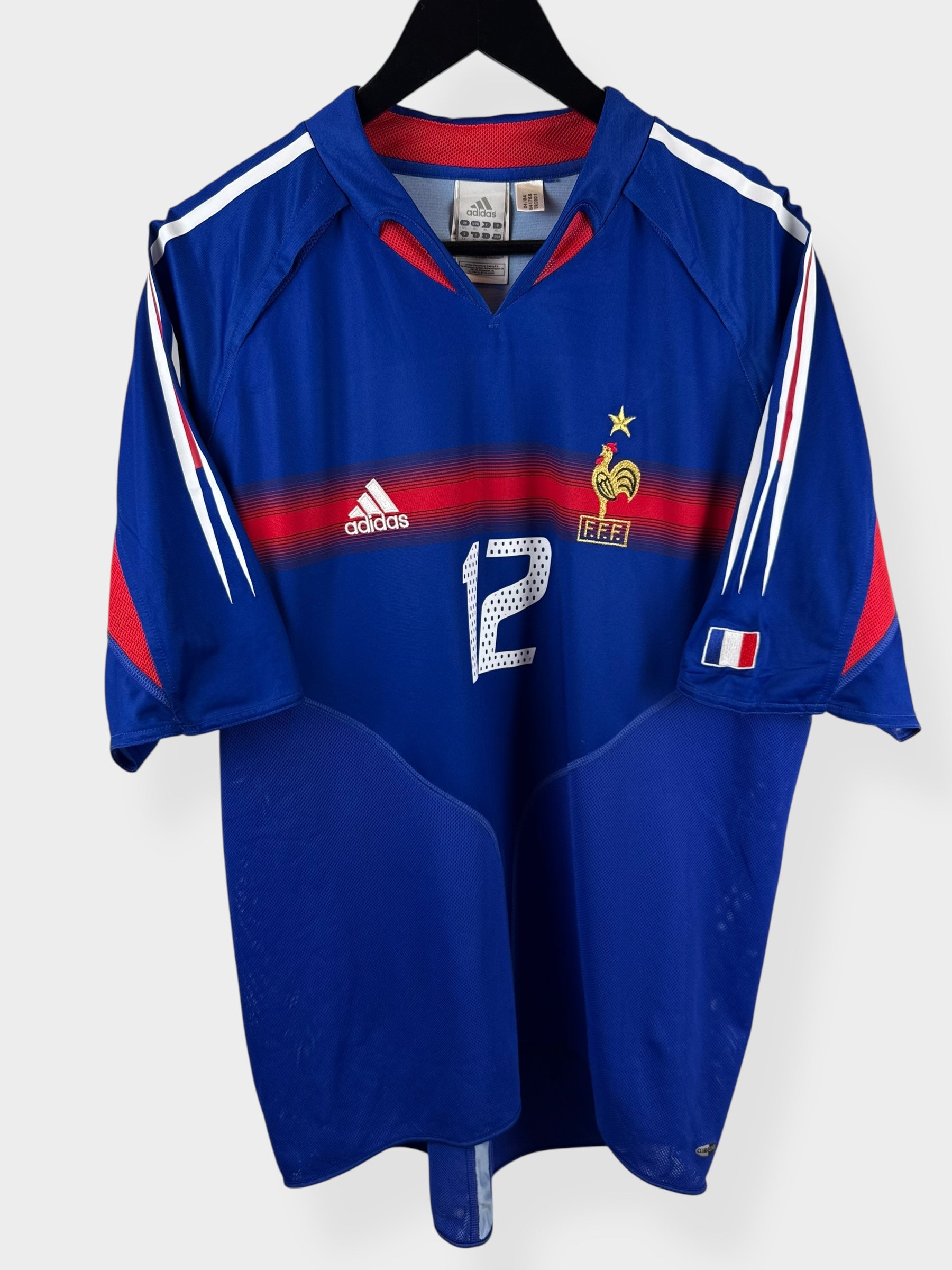 2004-06 FRANCE HOME SHIRT HENRY #12 XL