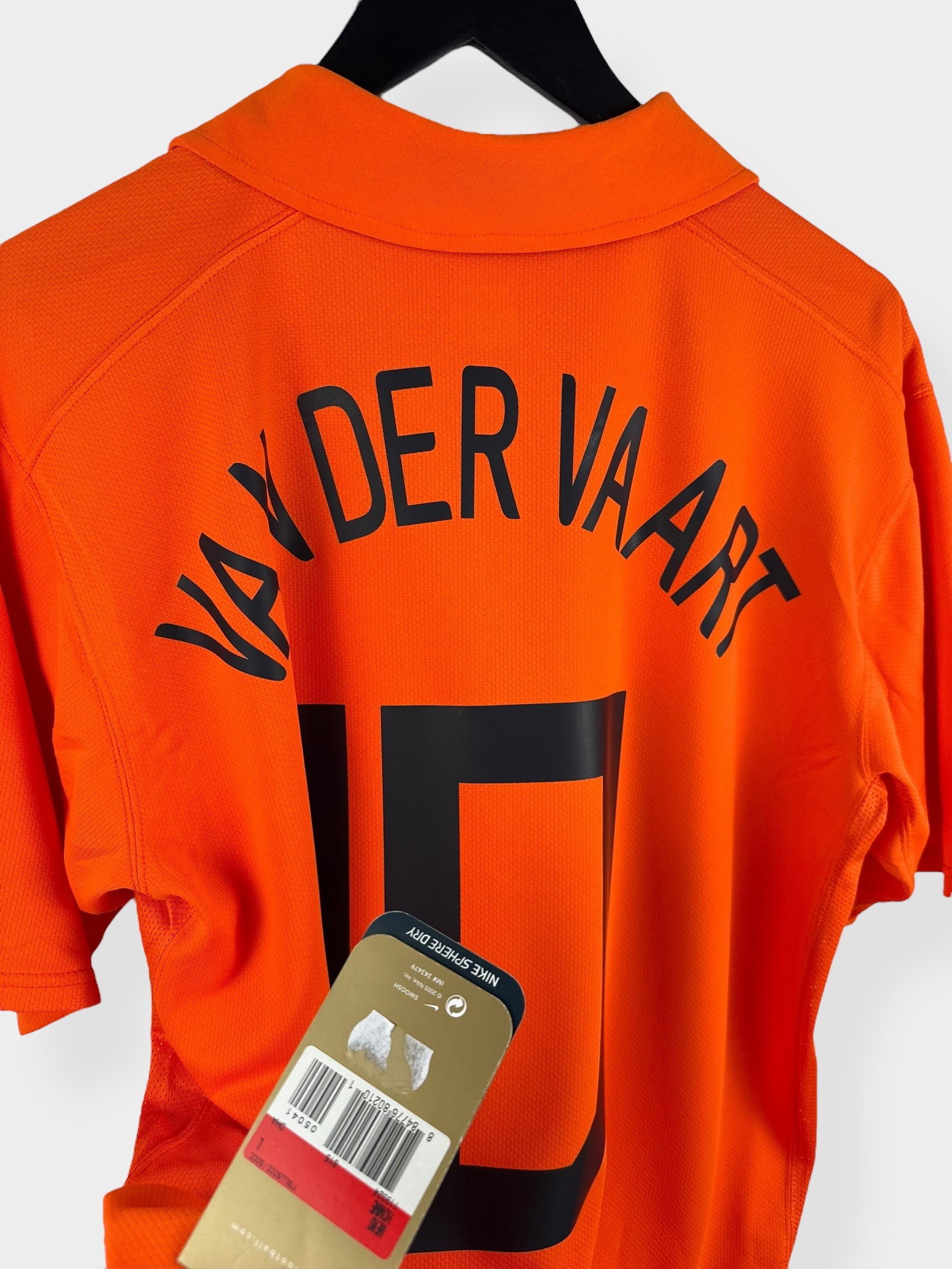 2006-08 NETHERLANDS HOME SHIRT VAN DER VAART #10 L - Authentic Football Club