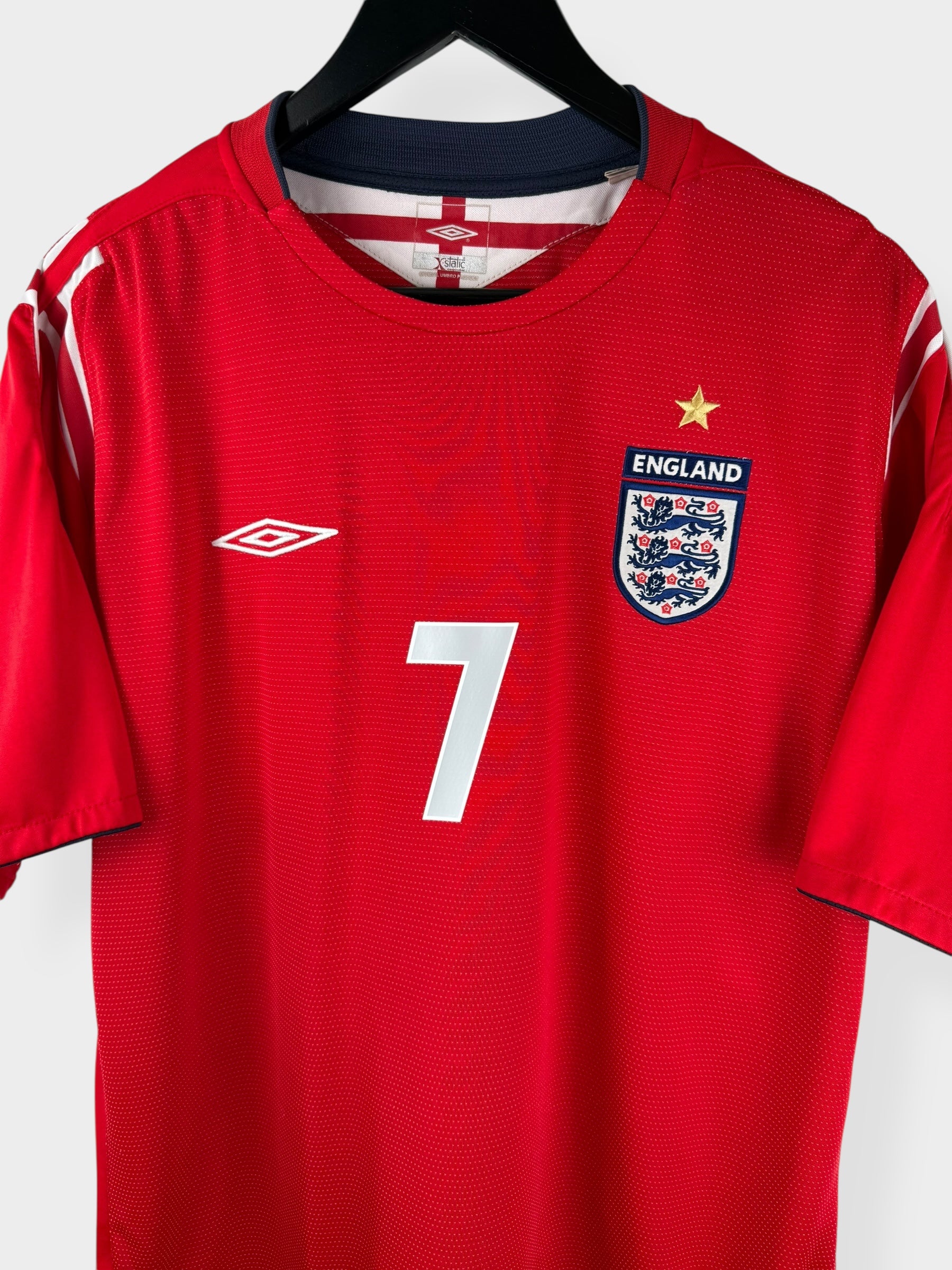 2004-06 ENGLAND AWAY SHIRT BECKHAM #7 XL