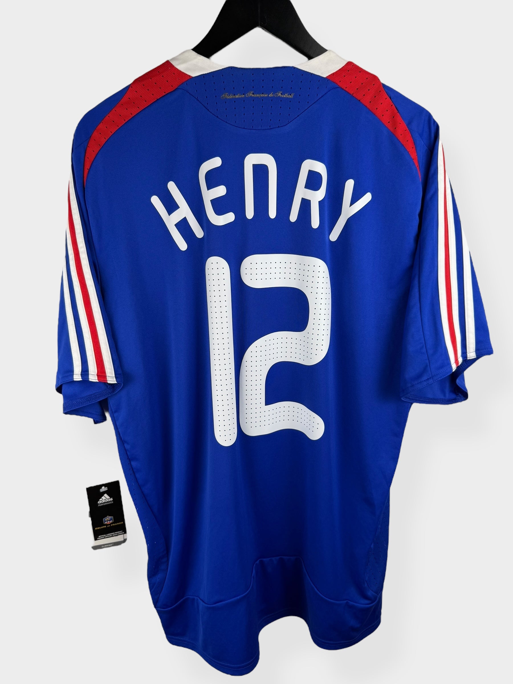 2007-08 FRANCE HOME SHIRT HENRY #12 XL