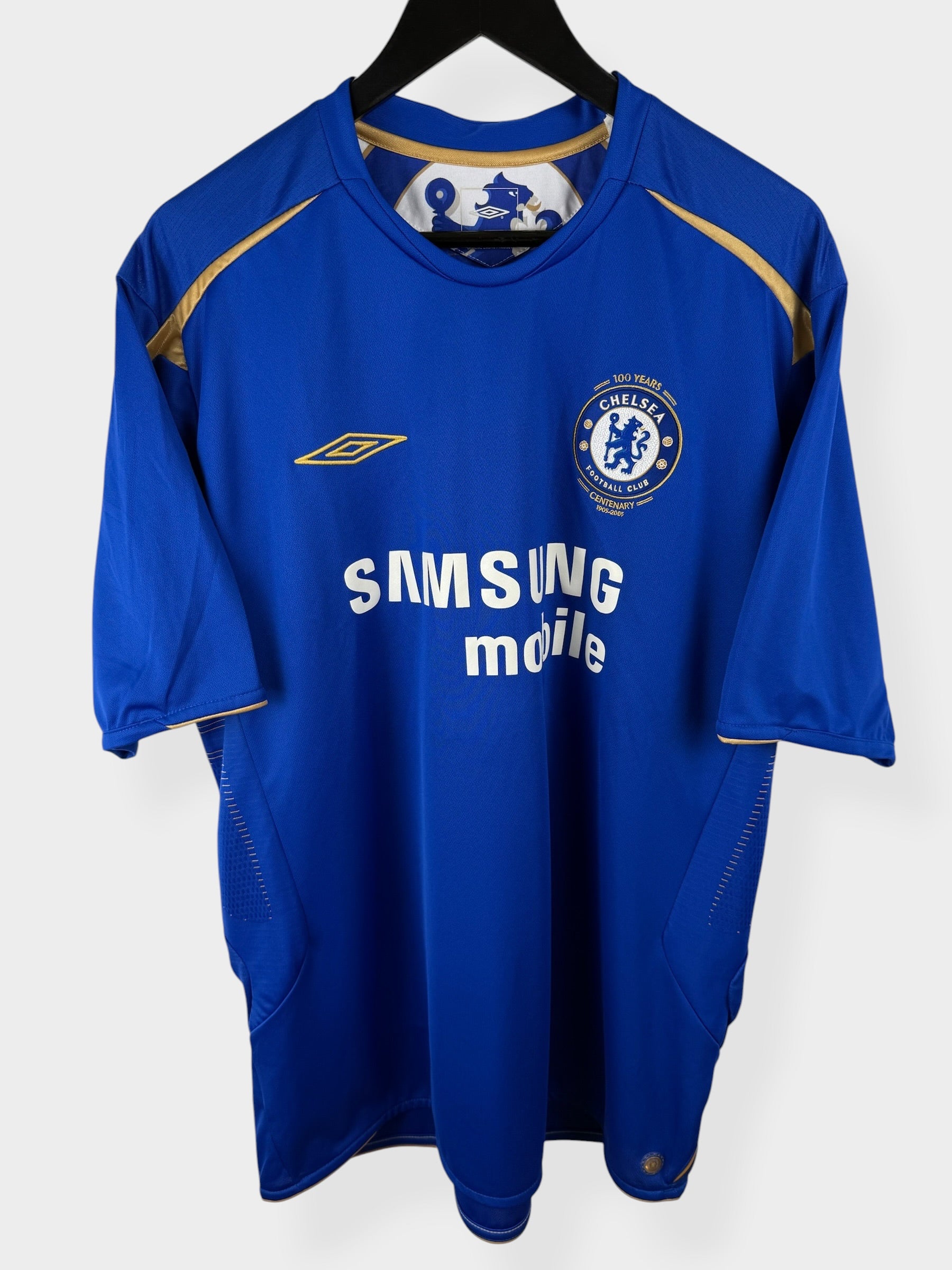 2005-06 CHELSEA HOME SHIRT DROGBA #15 XXL