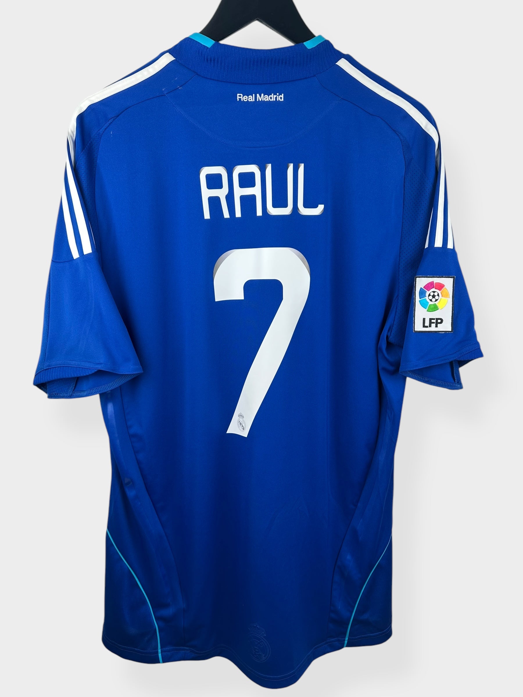 2008-09 REAL MADRID AWAY SHIRT RAUL #7 L