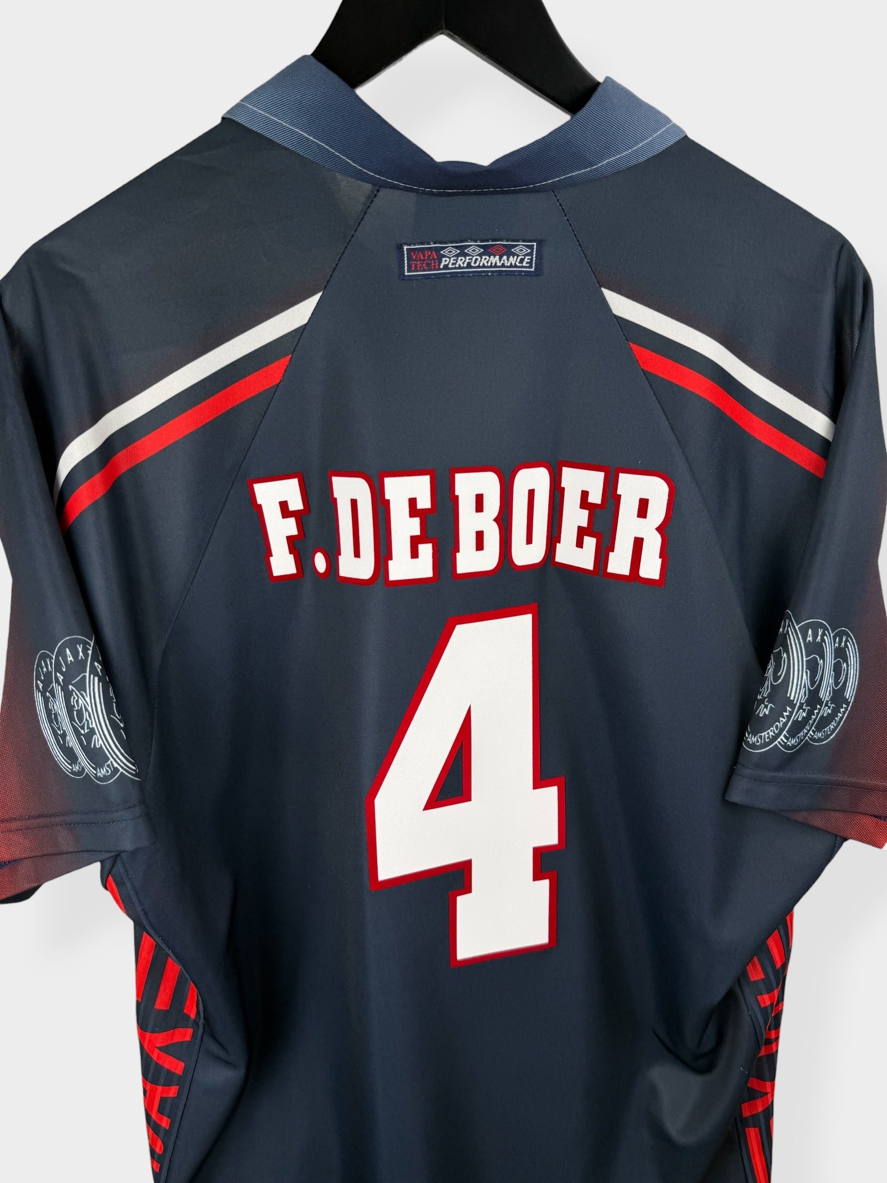MAILLOT EXTÉRIEUR AJAX 1997-98 F. DE BOER #4 XL