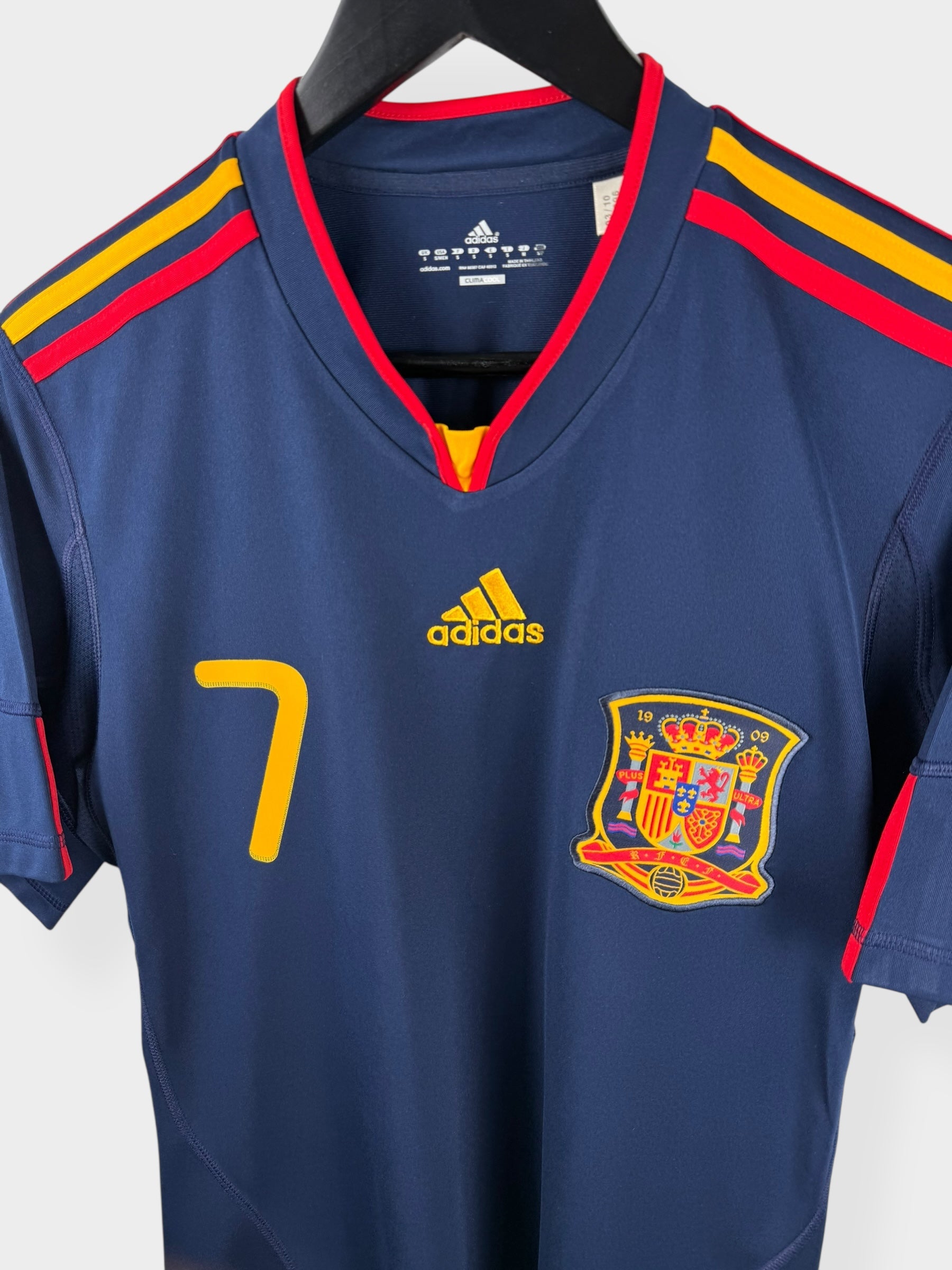 2010-11 SPAIN AWAY SHIRT DAVID VILLA #7 S - P47896