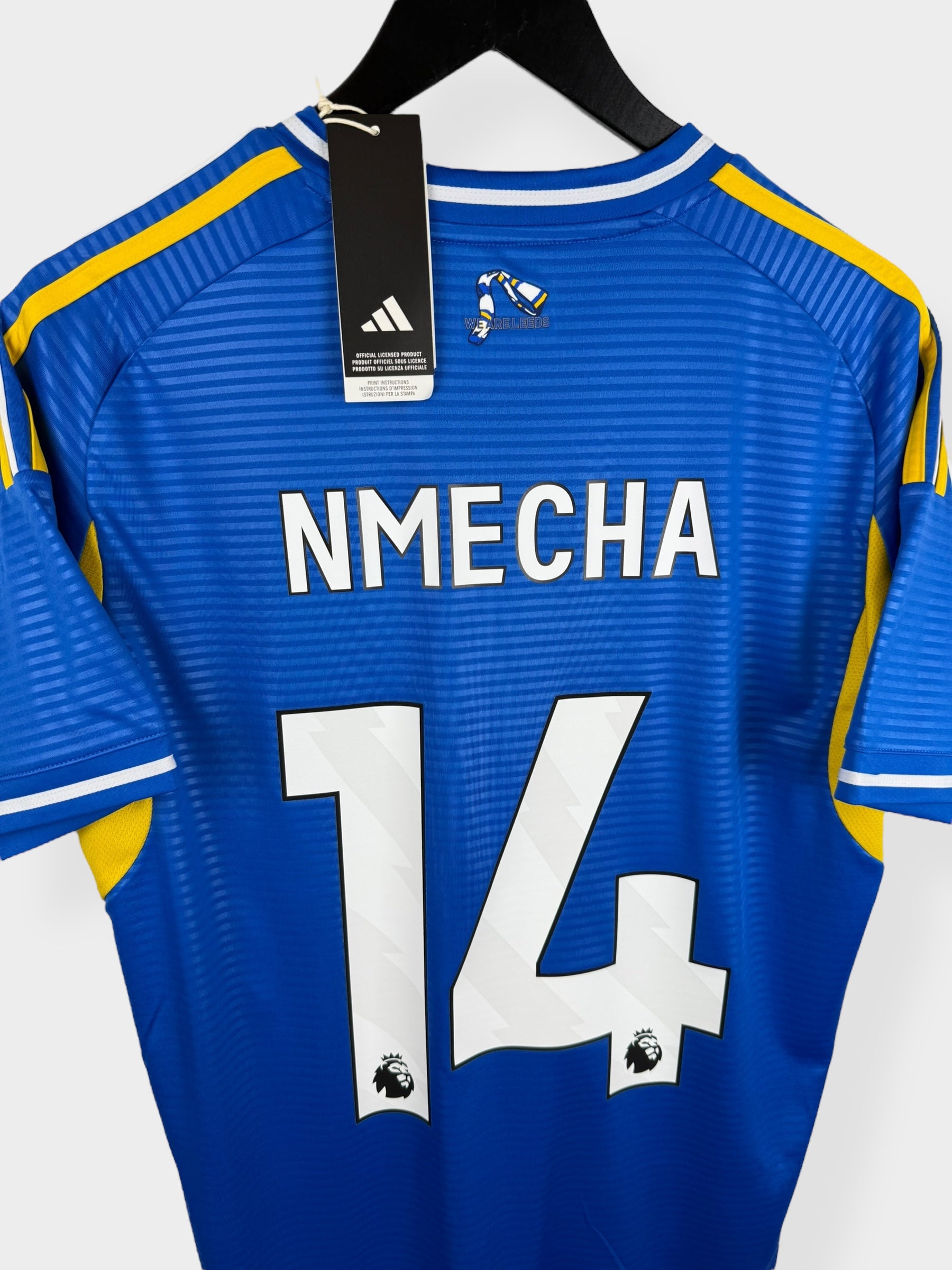 MAILLOT EXTÉRIEUR LEEDS UNITED 2025-26 NMECHA #14 M