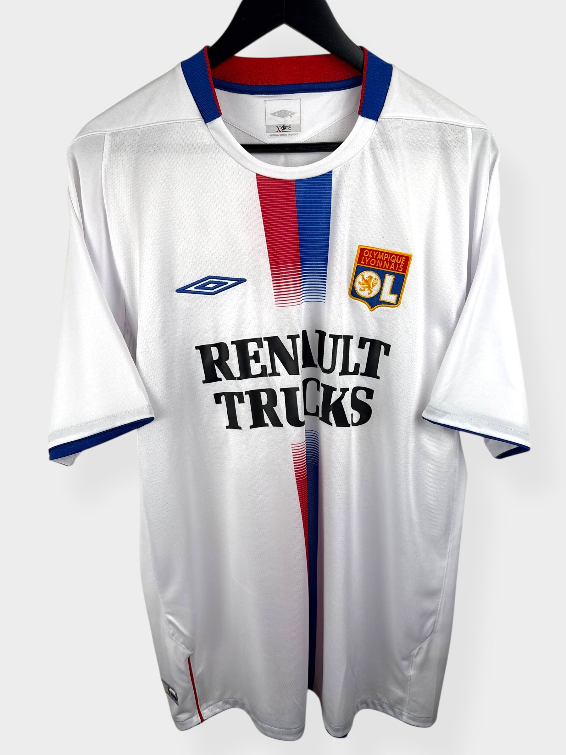 2005-06 OLYMPIQUE LYONNAIS HOME SHIRT GOVOU #14 XL - Authentic Football Club