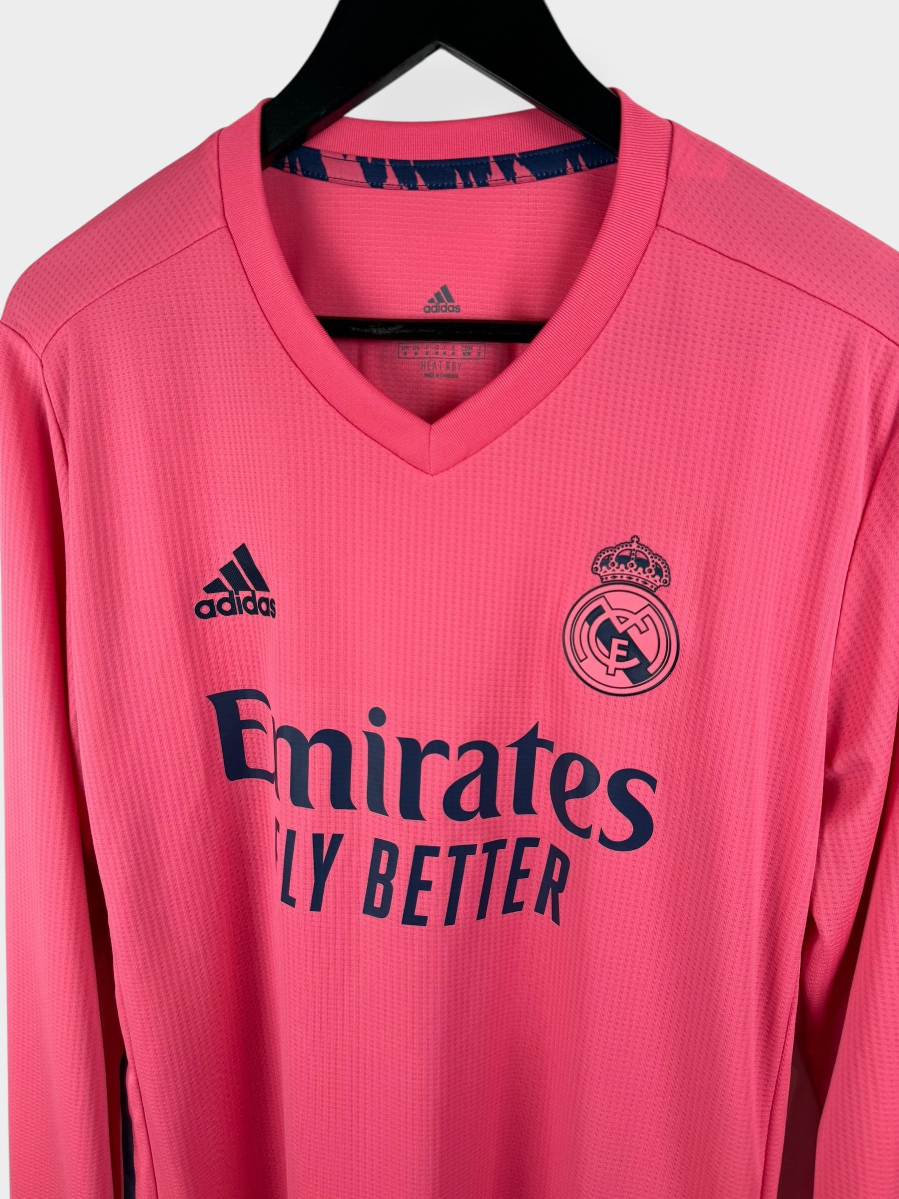 MAILLOT EXTÉRIEUR REAL MADRID 2020-21 MANCHES LONGUES ÉDITION JOUEUR SERGIO RAMOS #4 M