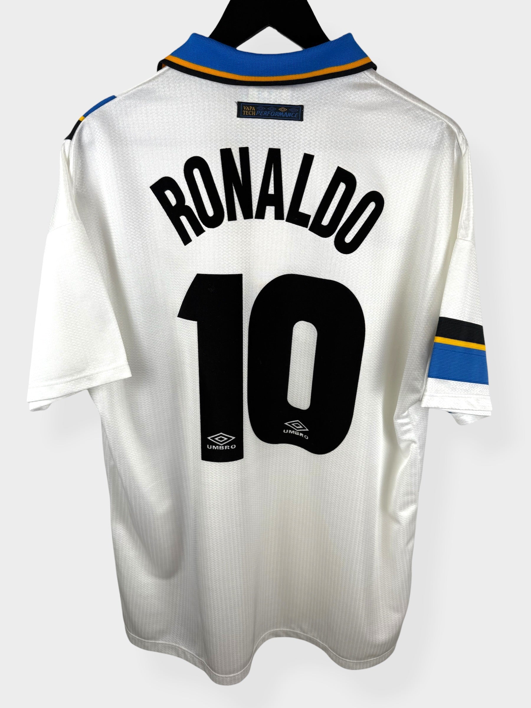 1997-98 INTER MILAN AWAY SHIRT RONALDO #10 XL