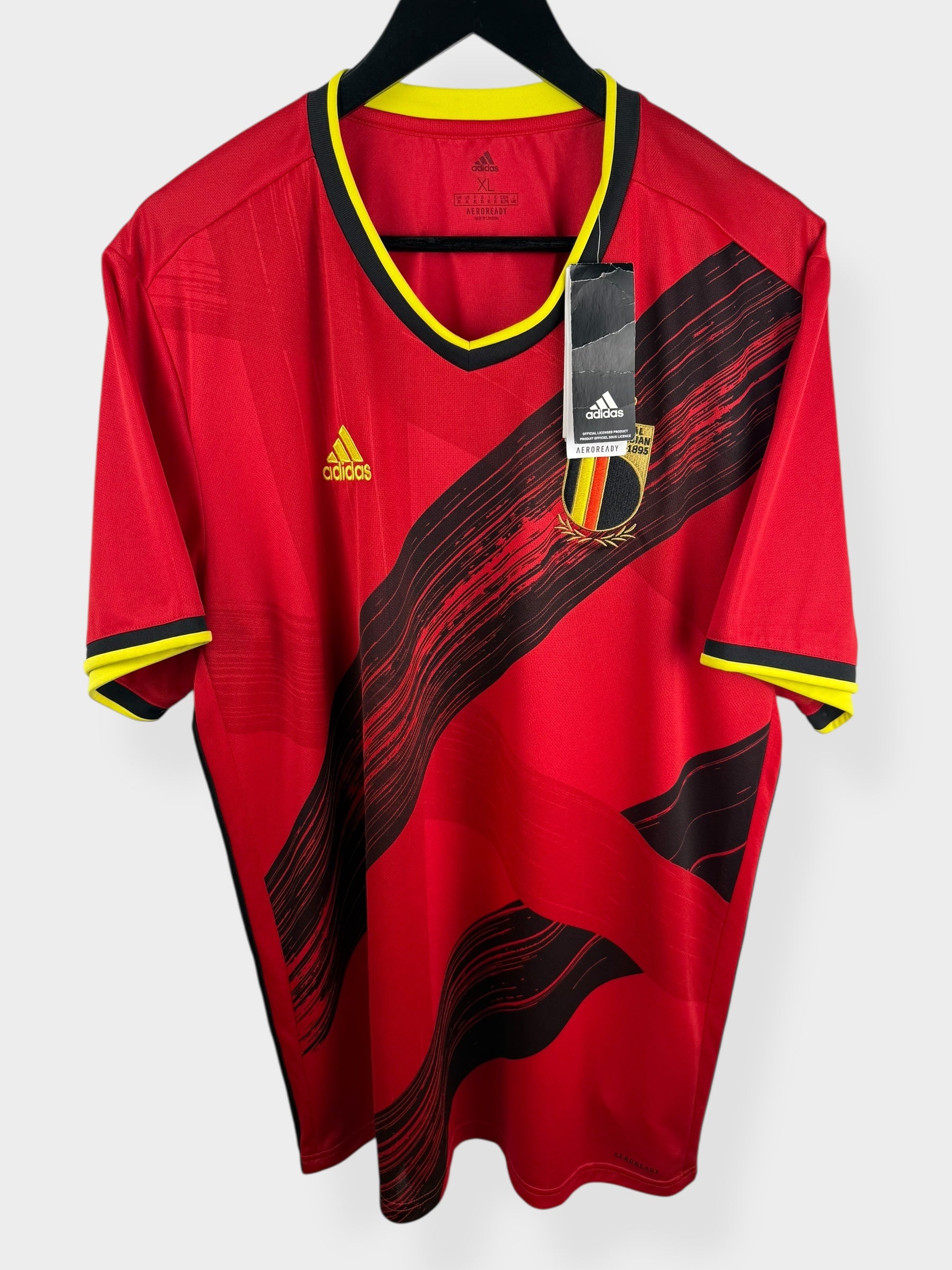 2020-21 BELGIUM HOME SHIRT XL - Authentic Football Club