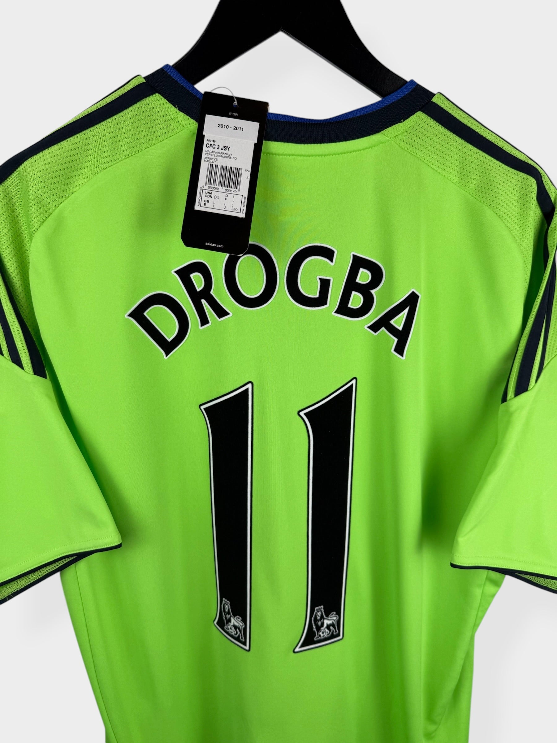 2010-11 CHELSEA THIRD SHIRT DROGBA #11 L