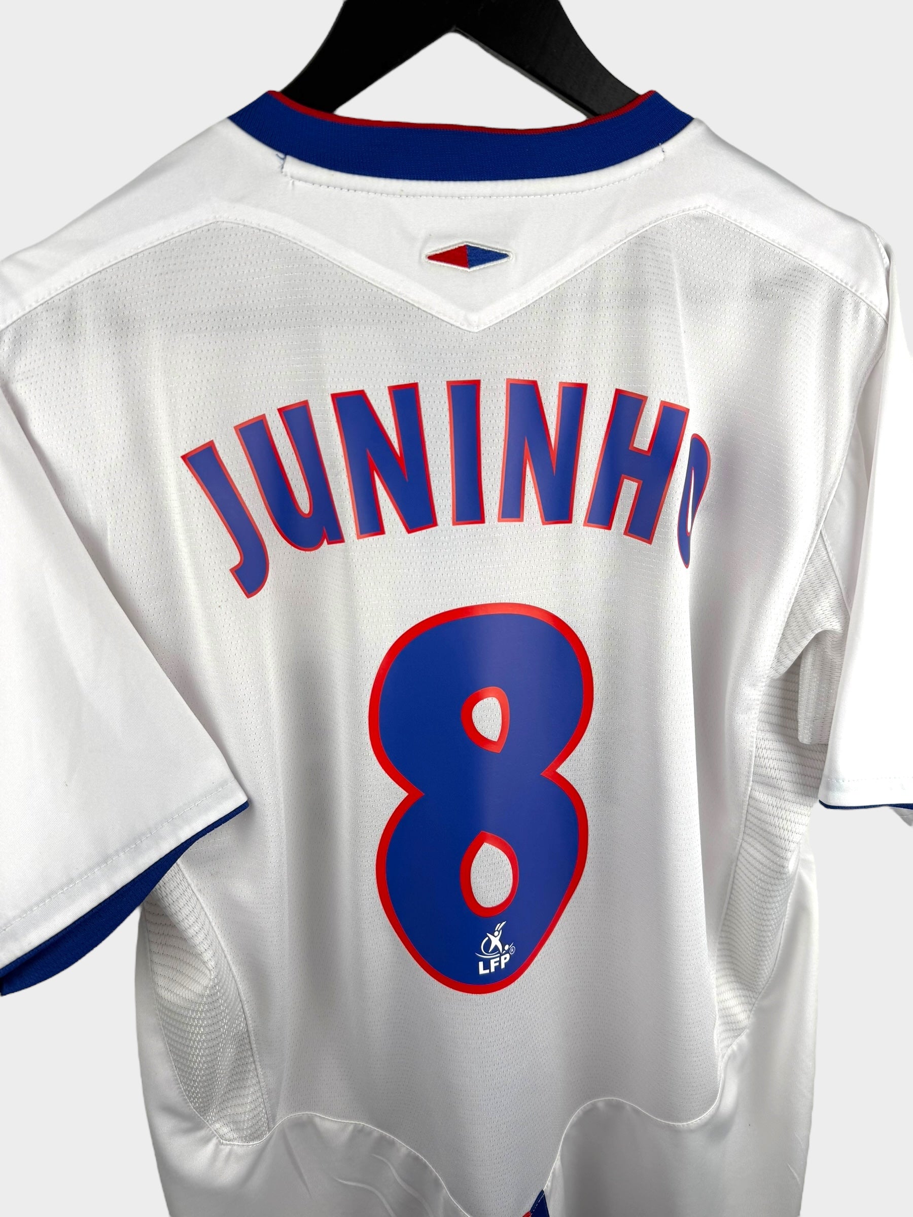 2005-06 OLYMPIQUE LYONNAIS HOME SHIRT JUNINHO #8 L - Authentic Football Club