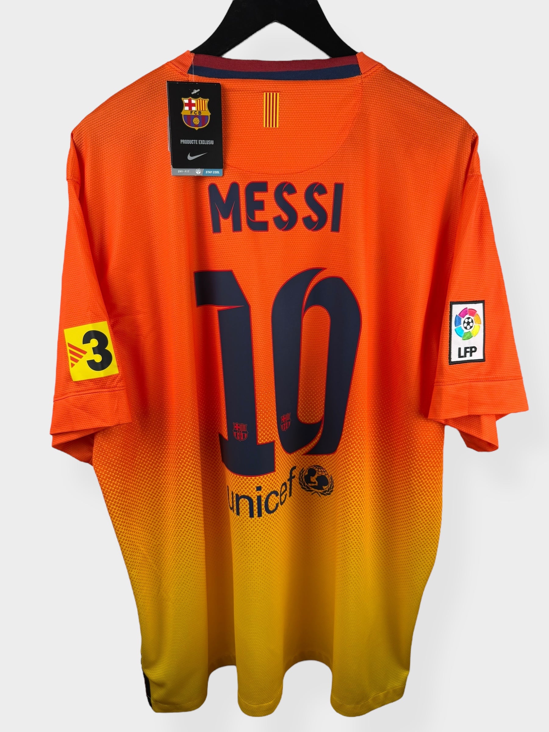 2012-13 BARCELONA UITSHIRT MESSI #10 XXL