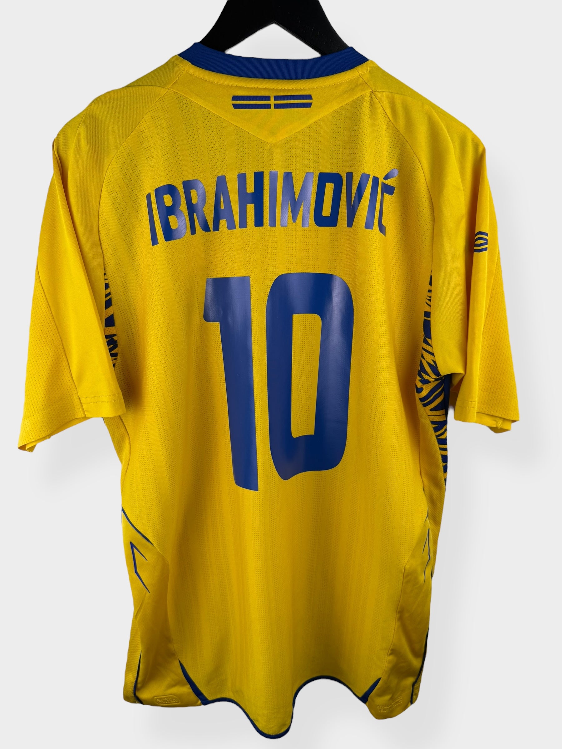2007-09 SWEDEN HOME SHIRT IBRAHIMOVIC #10 L