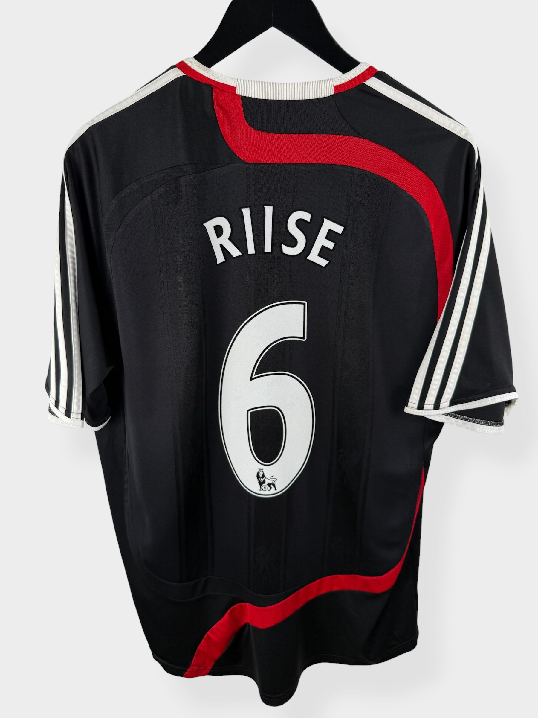 MAILLOT THIRD LIVERPOOL 2007-08 RIISE #6 XL