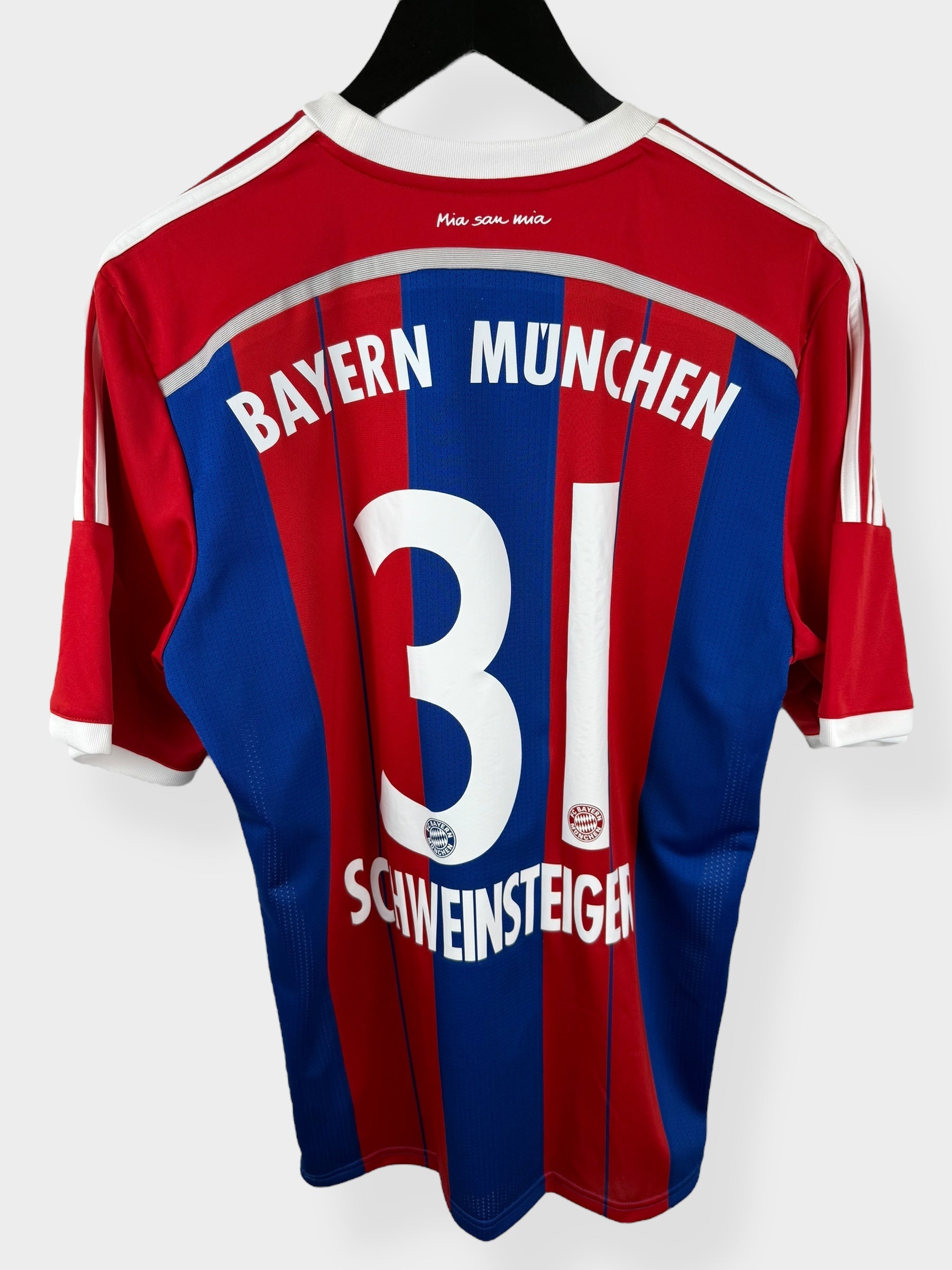 2014-15 BAYERN MÜNCHEN HEIMTRIKOT SCHWEINSTEIGER #31 L