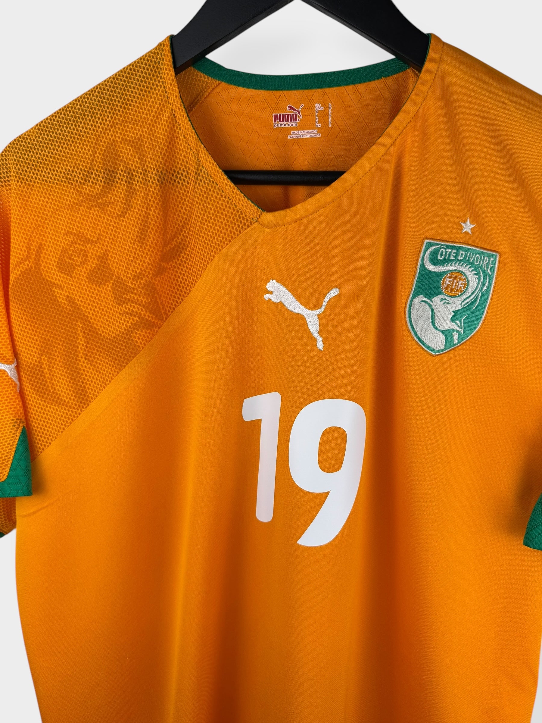 2010-11 IVORY COAST HOME SHIRT TOURE #19 XL