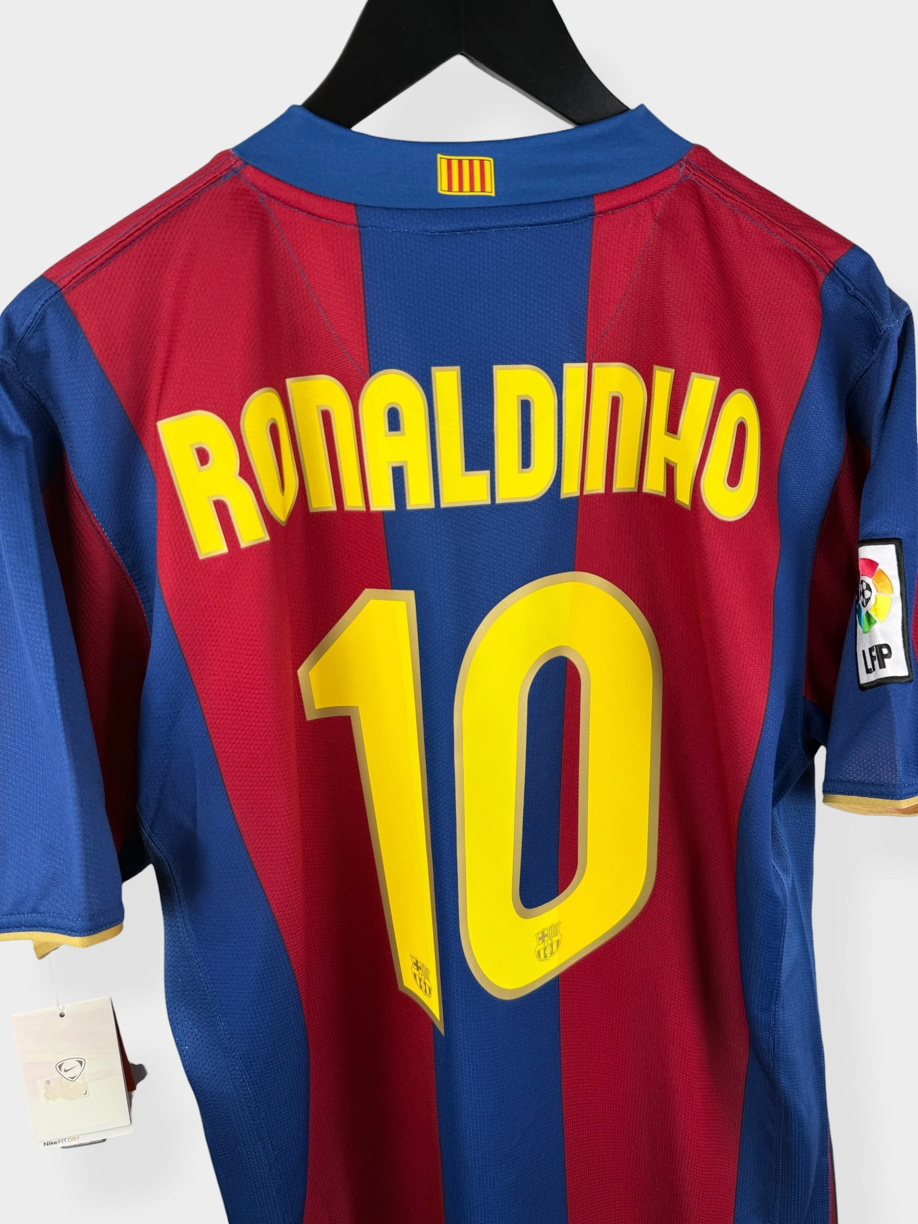 2007-08 BARCELONA HOME SHIRT RONALDINHO #10 L