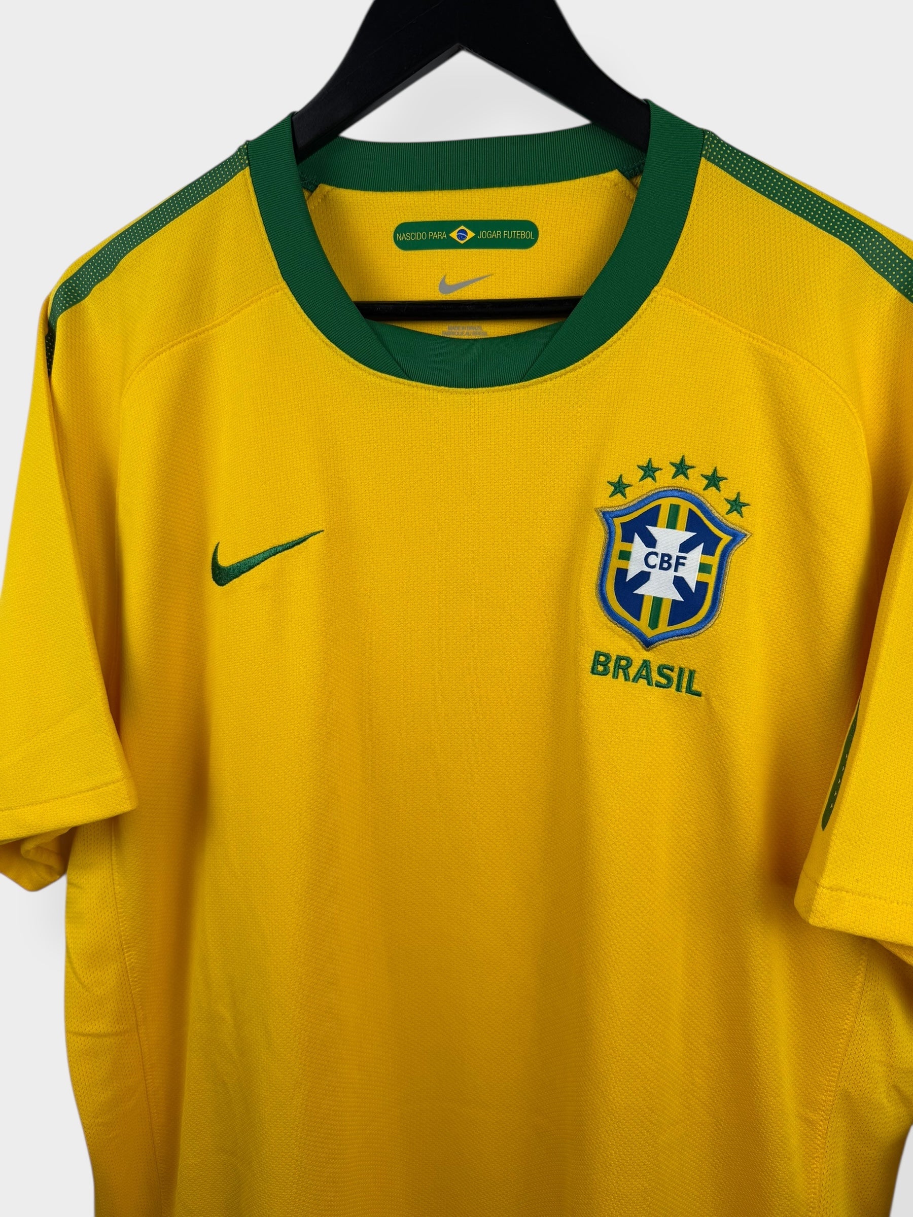 2010-11 BRAZIL HOME SHIRT L