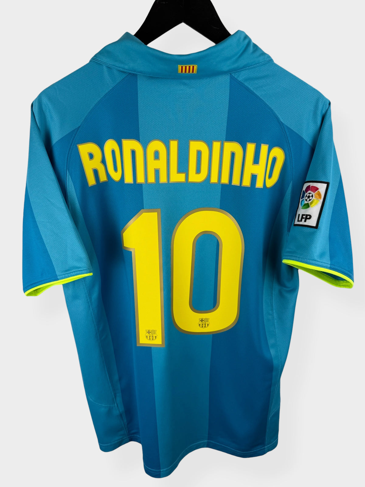 2007-08 BARCELONA AWAY SHIRT RONALDINHO #10 M