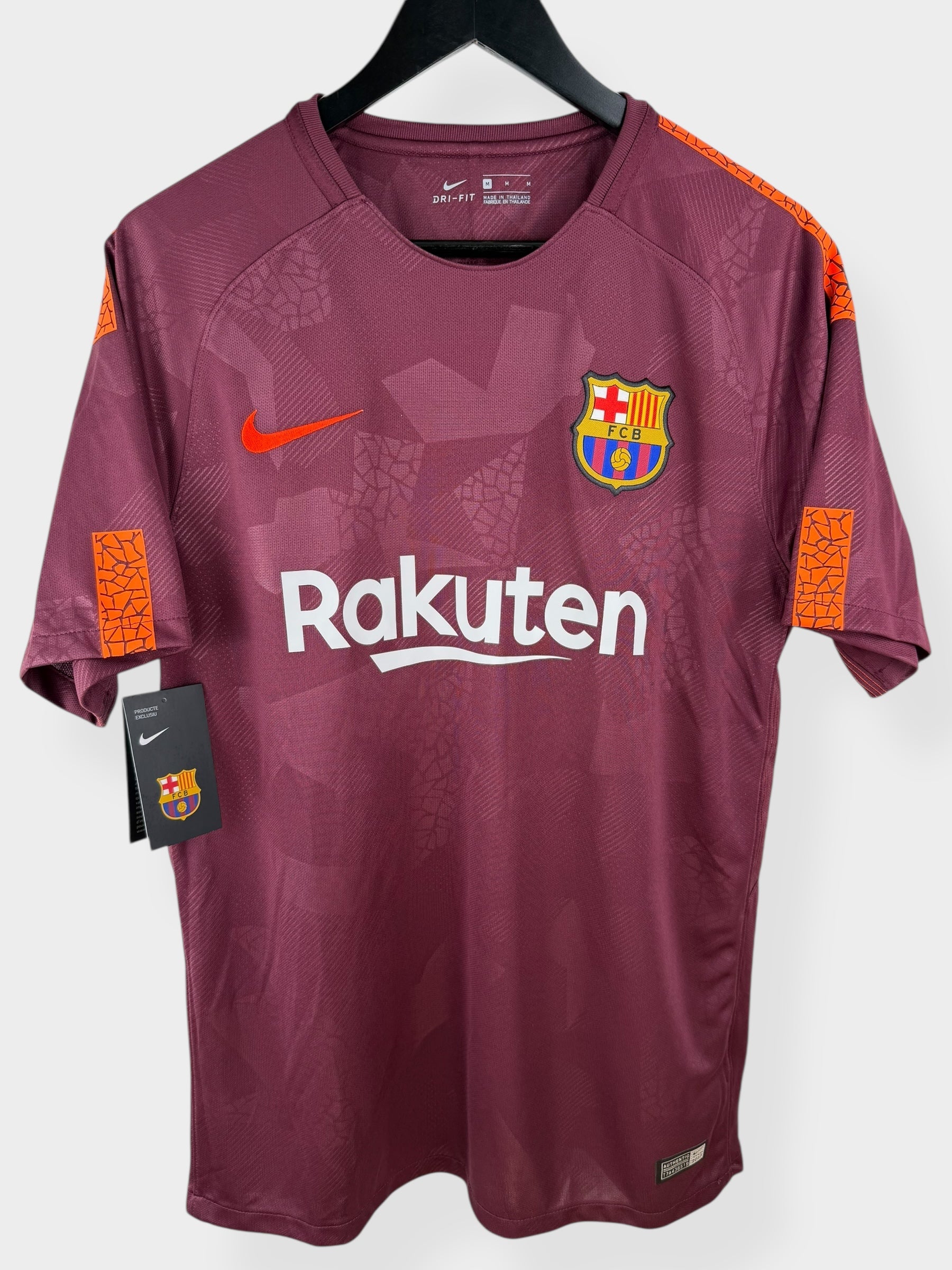 2017-18 BARCELONA THIRD SHIRT INIESTA #8 M
