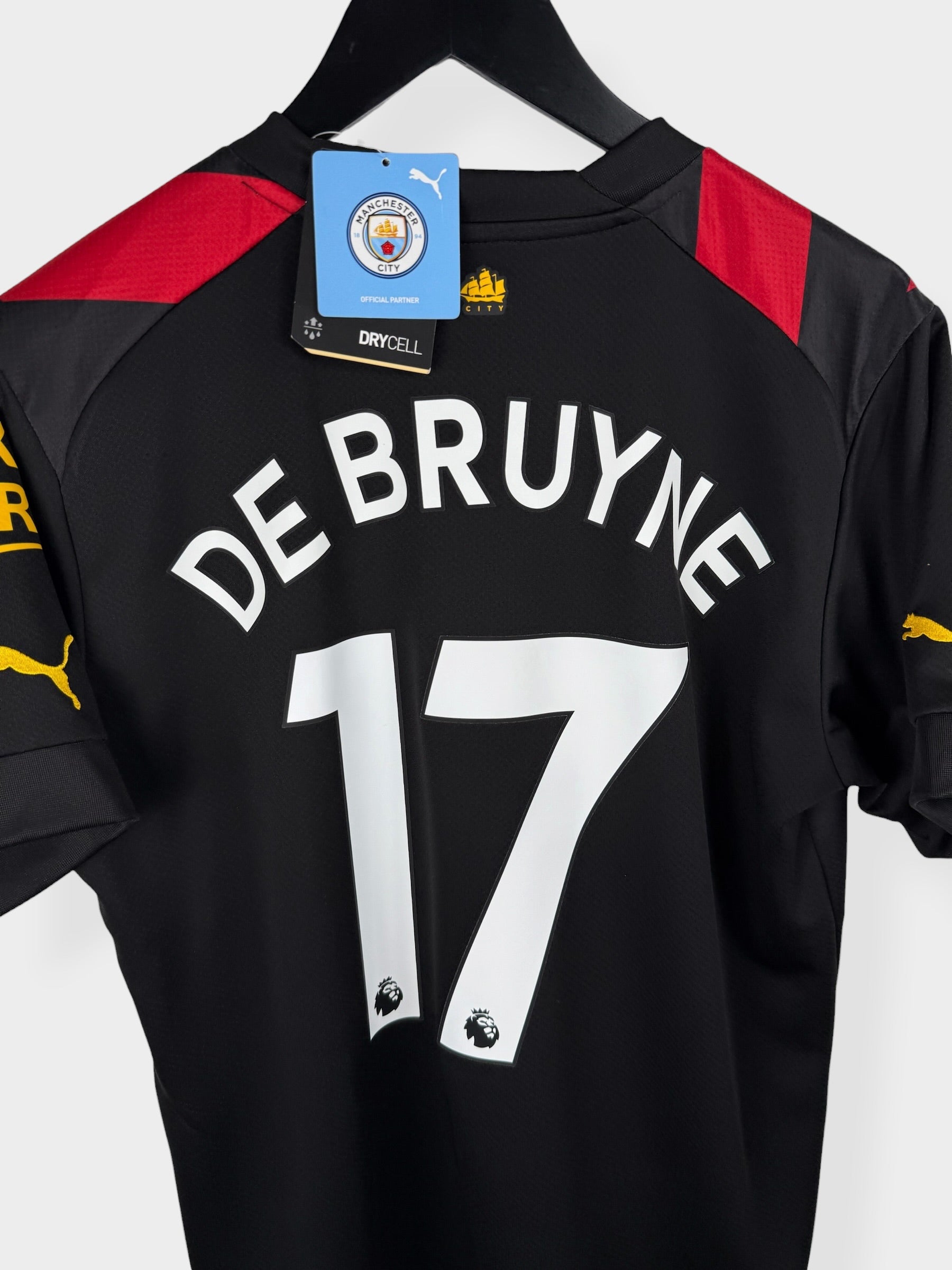 MAILLOT EXTÉRIEUR MANCHESTER CITY 2022-23 DE BRUYNE #17 M