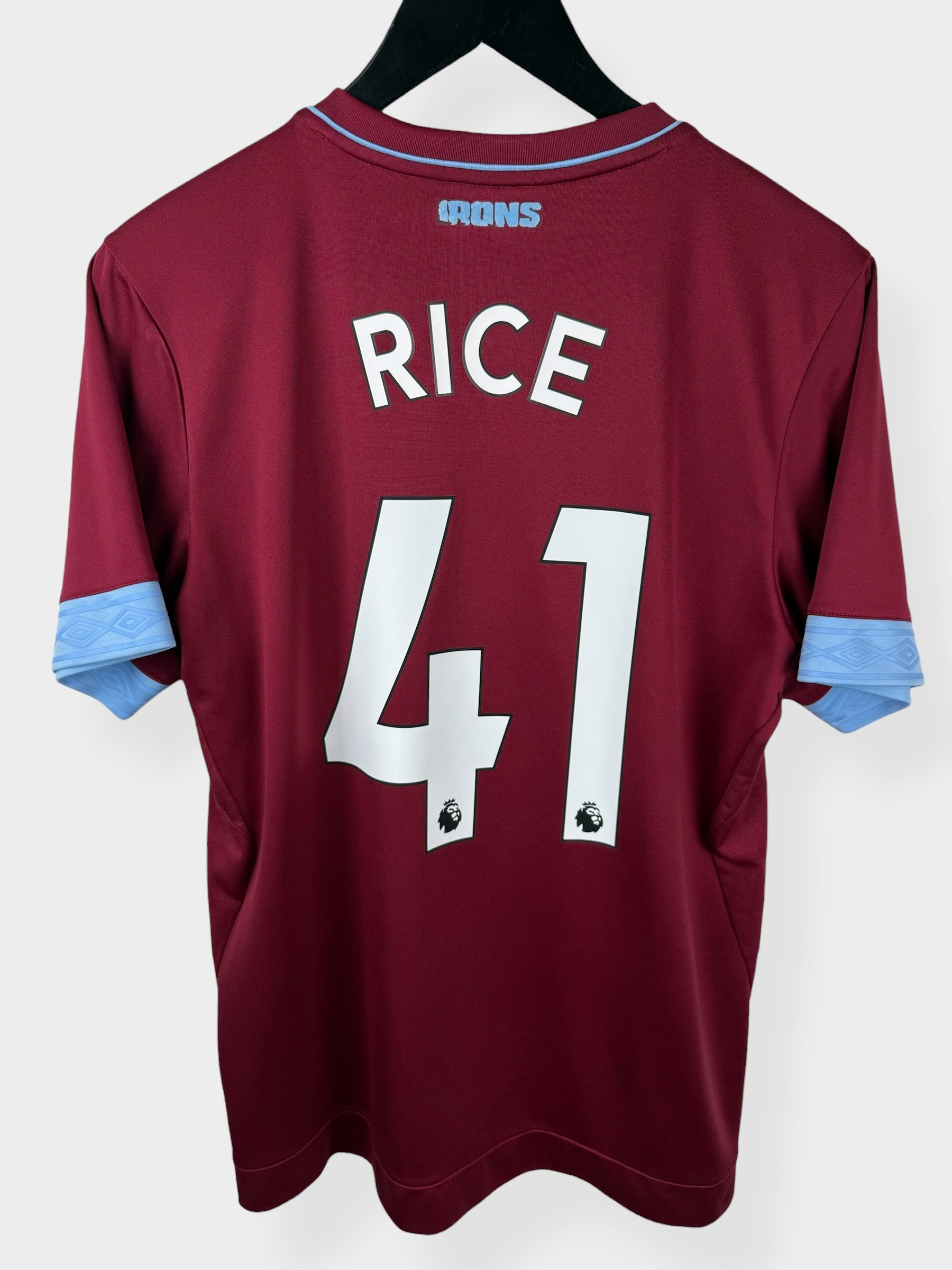 2018-19 WEST HAM HEIMTRIKOT RICE #41 M