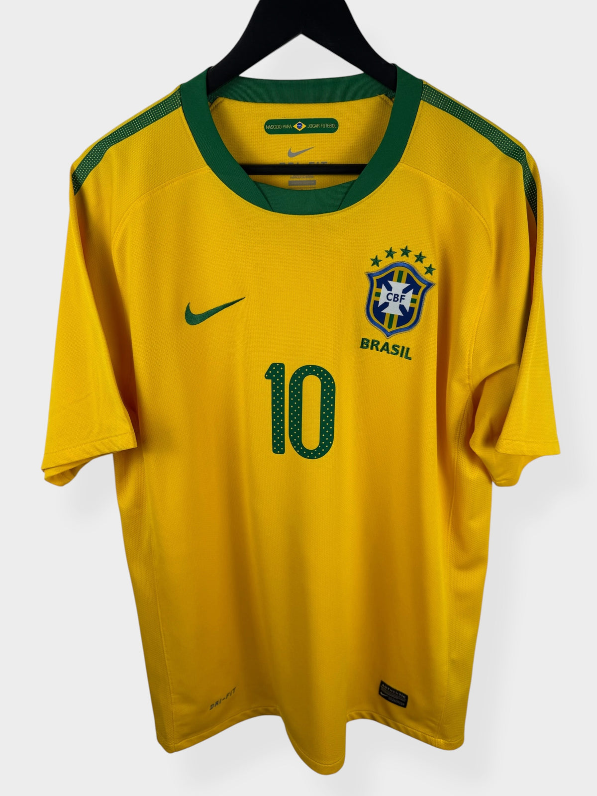 2010-11 BRAZIL HOME SHIRT KAKA #10 L