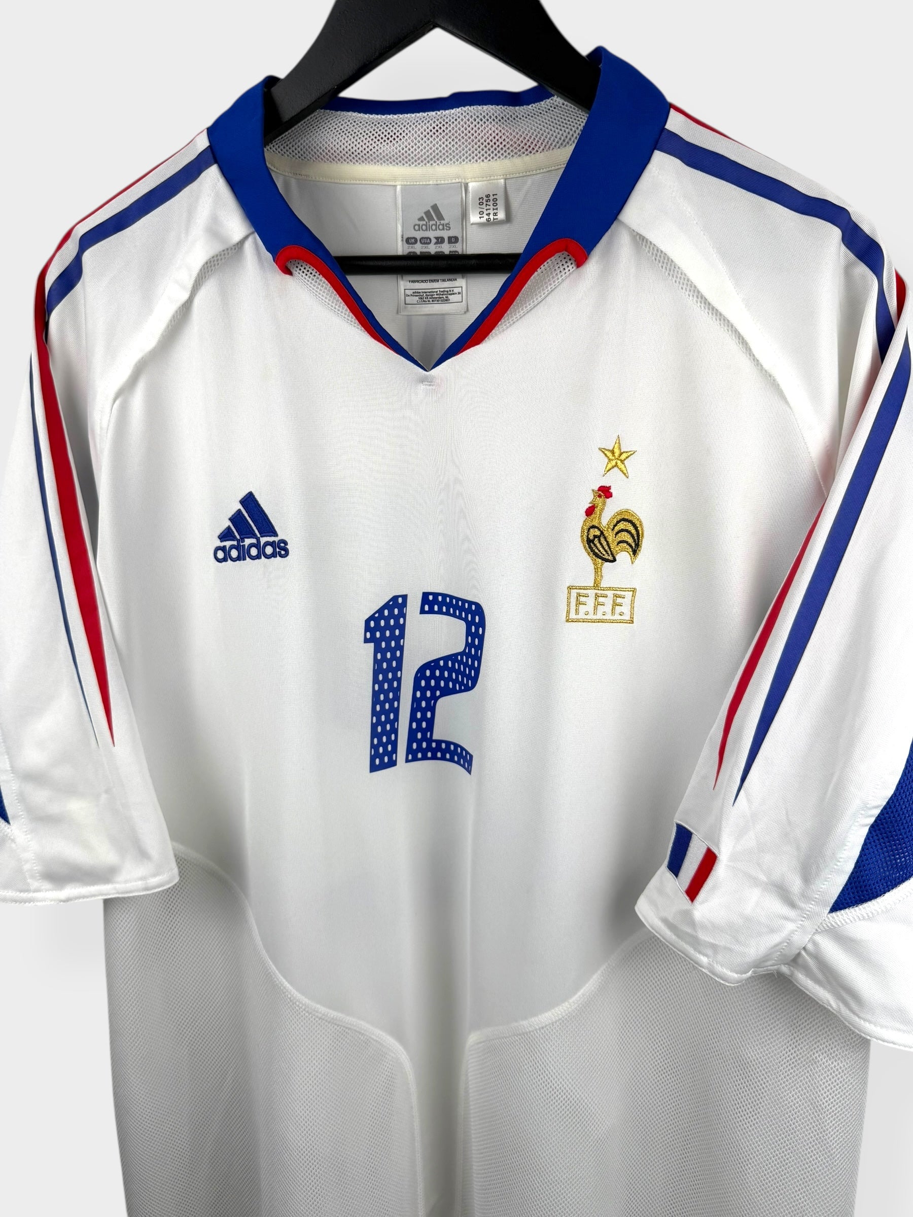 2004-06 FRANKREICH AUSWÄRTSTRIKOT HENRY #12 XXL