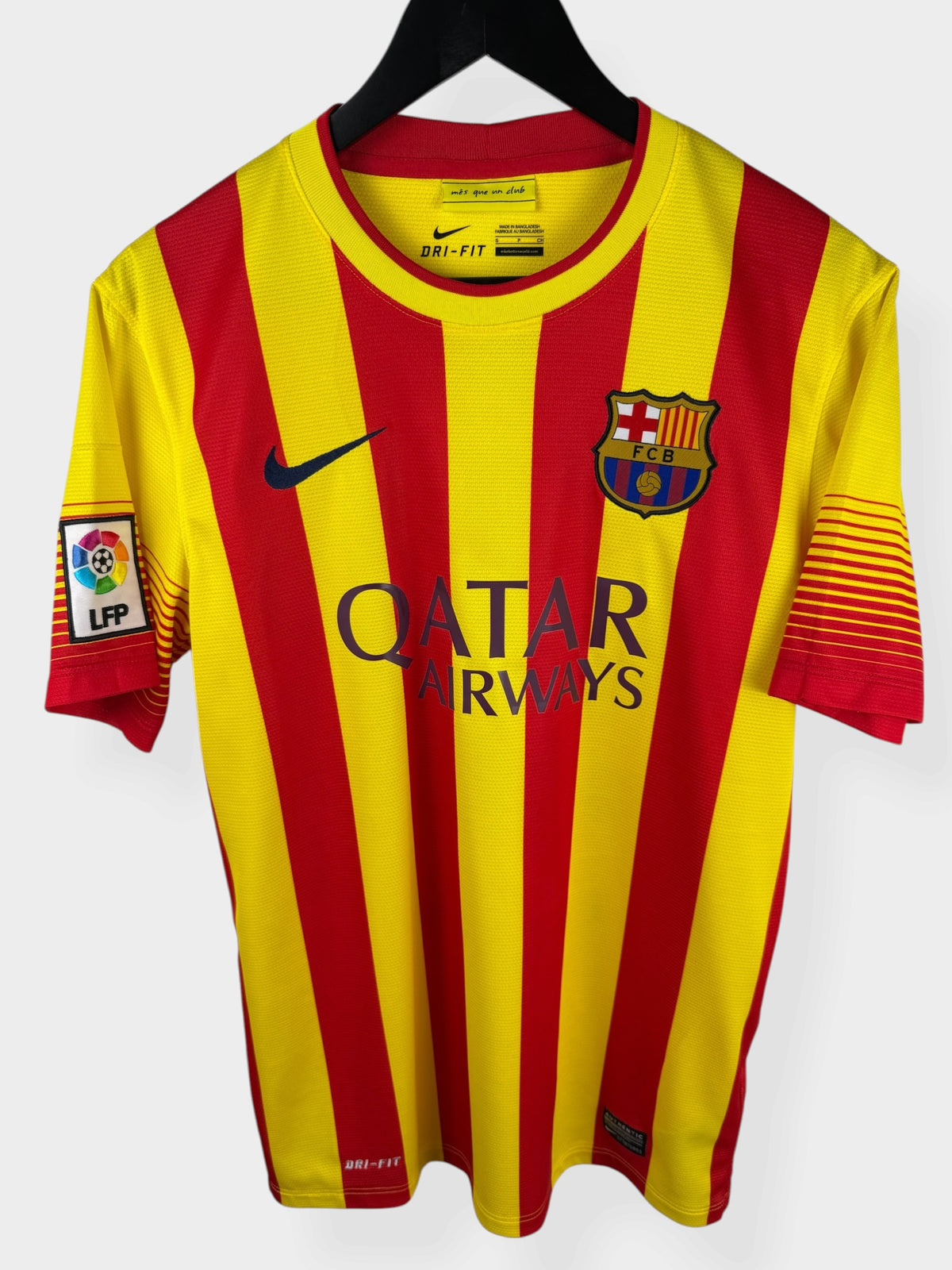 2013-14 BARCELONA AWAY SHIRT MESSI #10 S - Authentic Football Club